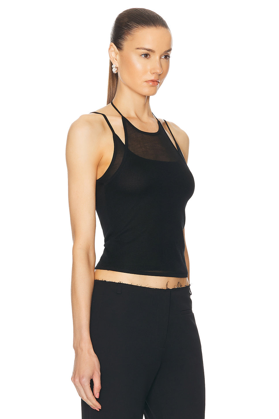 Layered Halter Tank Top