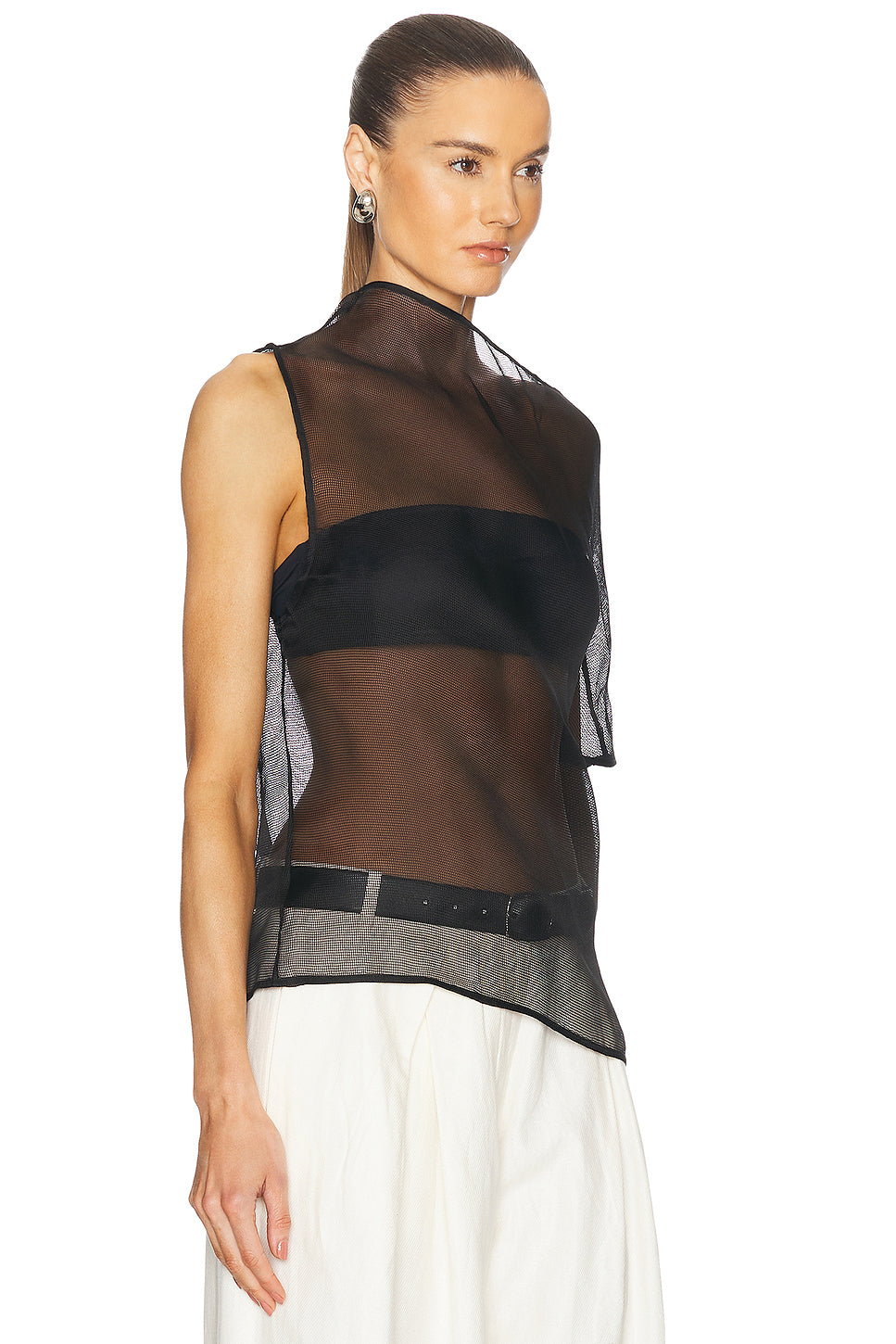 Silk Mesh Top