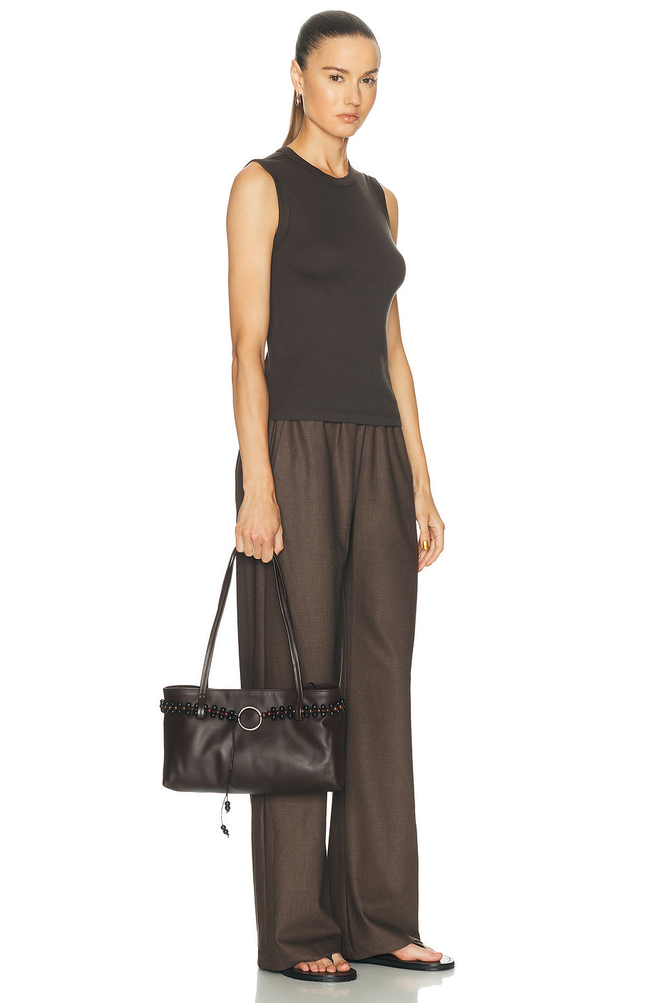 Bead Belt Detail Bag