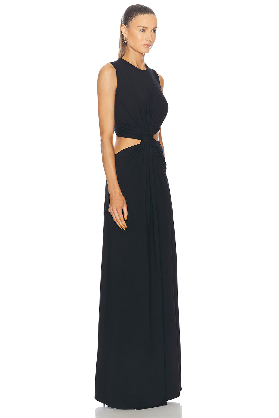 Twisted Cutout Maxi Dress