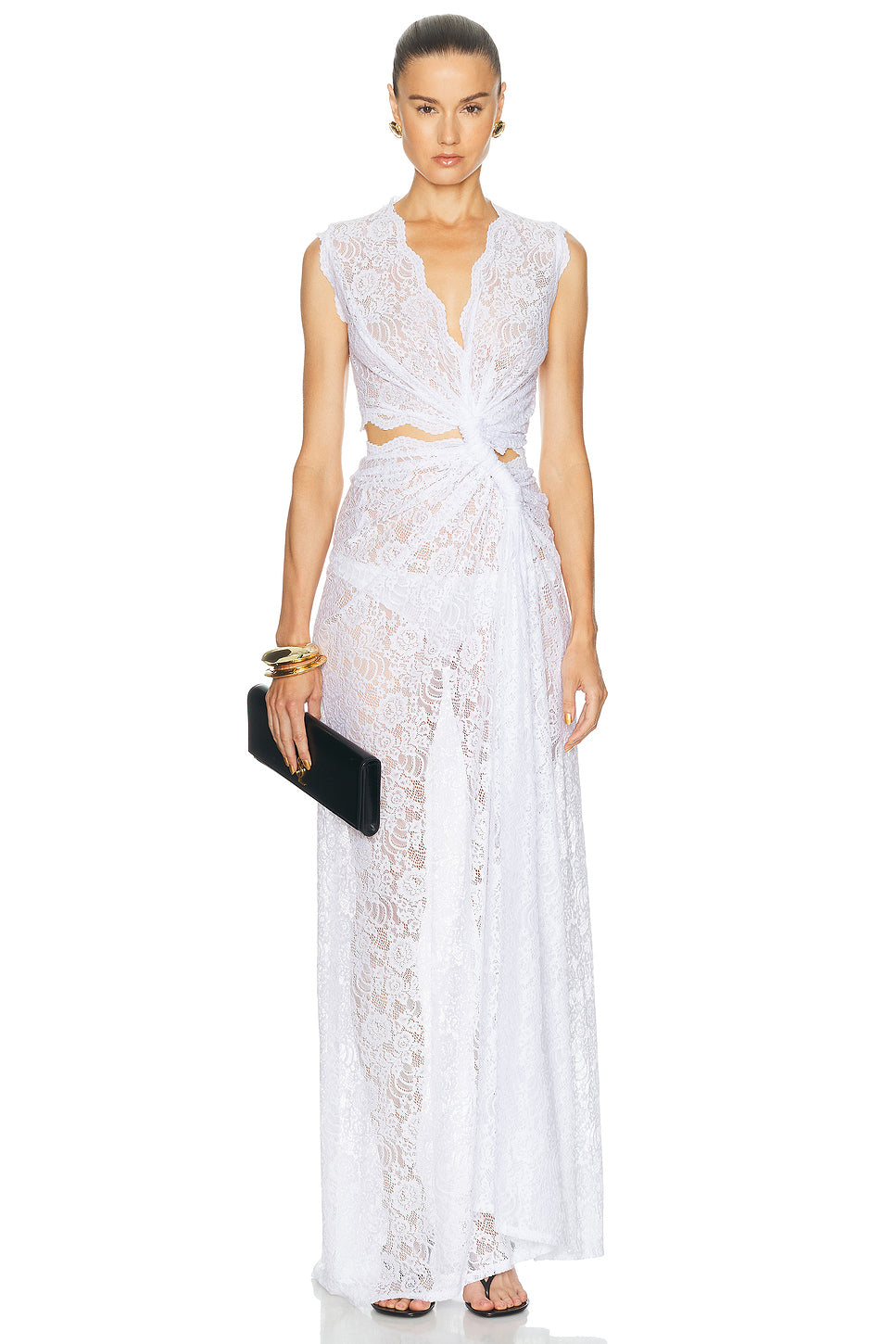 Lace Triple Loop Knit Dress