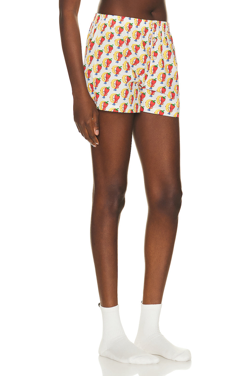 Unisex Shana Moon Strawberry Logo Boxers Woven