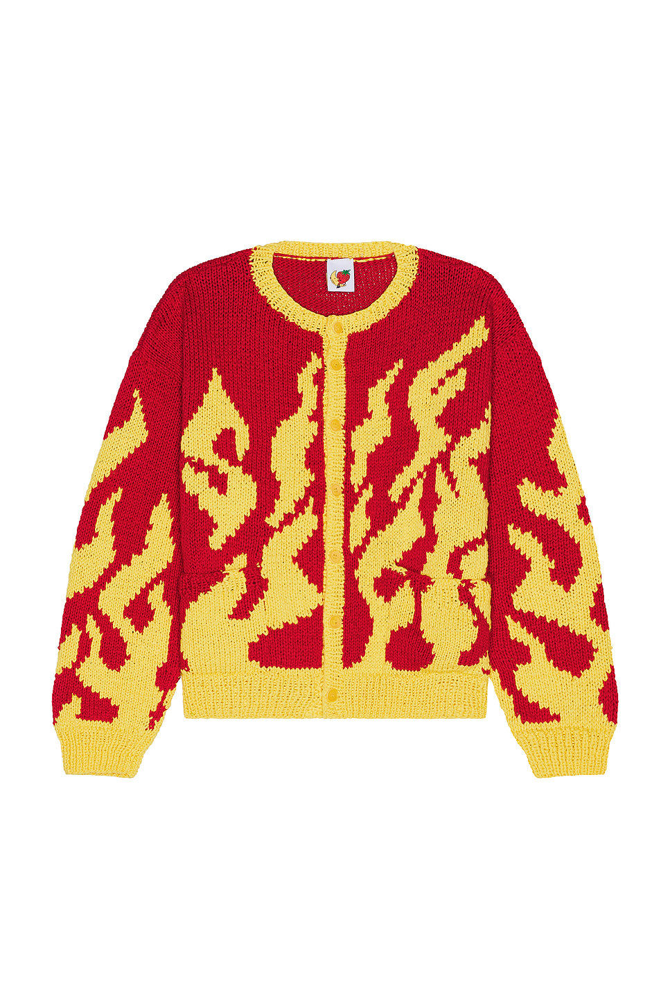 Flame Hand Knit Cardigan