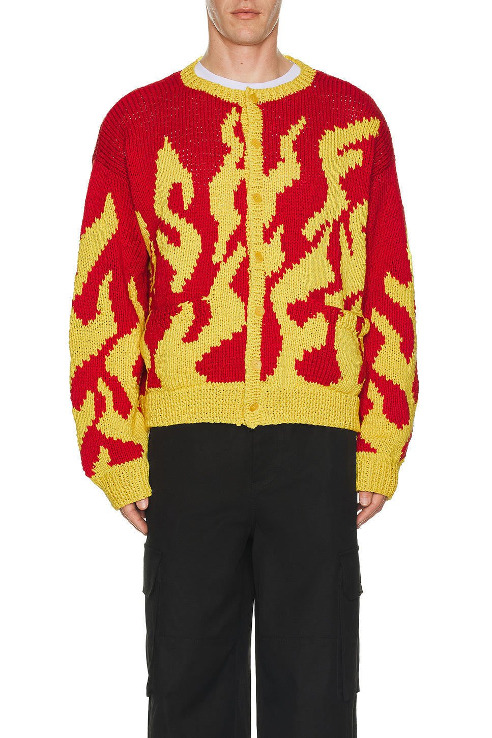 Flame Hand Knit Cardigan