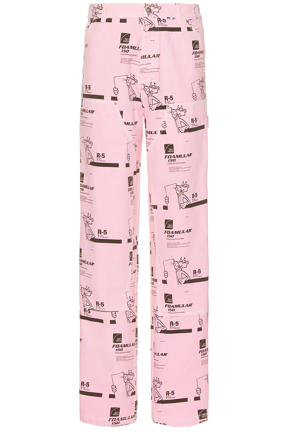 Insulation Print Double Knee Pants