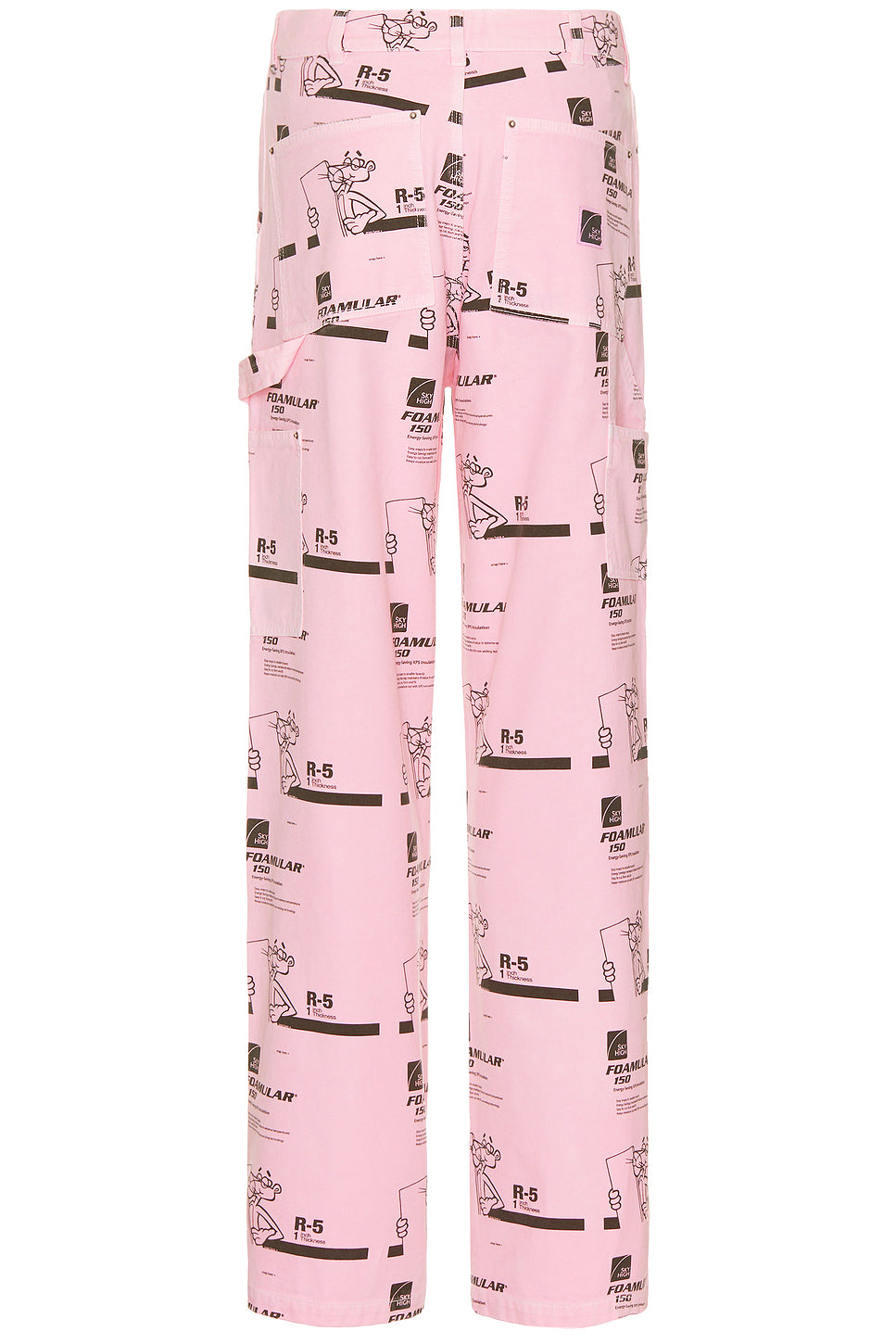 Insulation Print Double Knee Pants