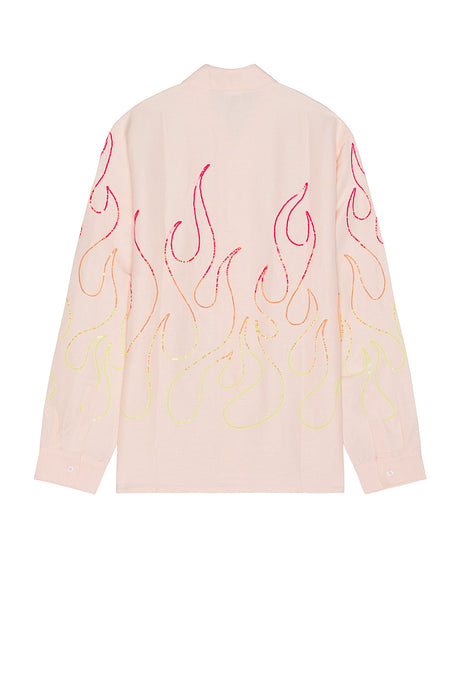 Flame Embroidered Shirt