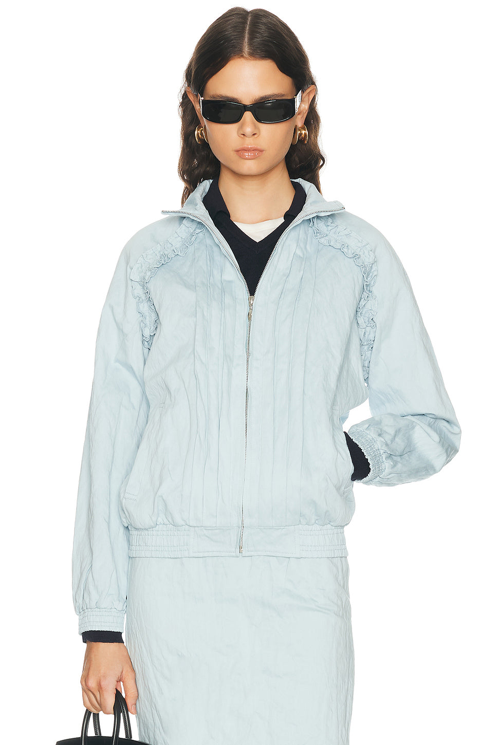 Crinkle Cotton Sport Jacket