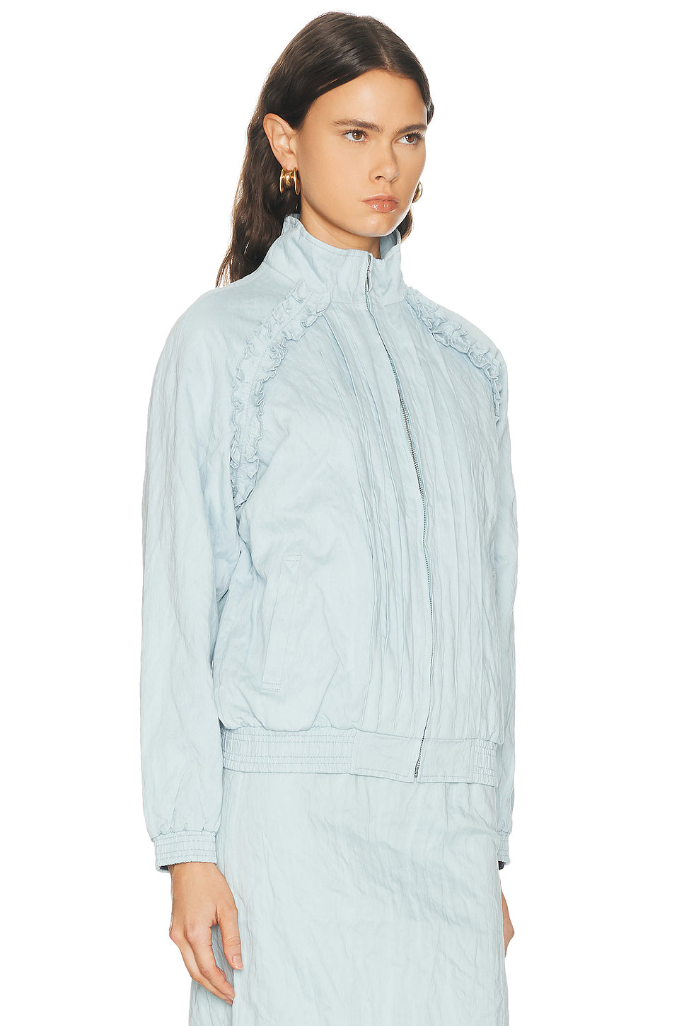 Crinkle Cotton Sport Jacket