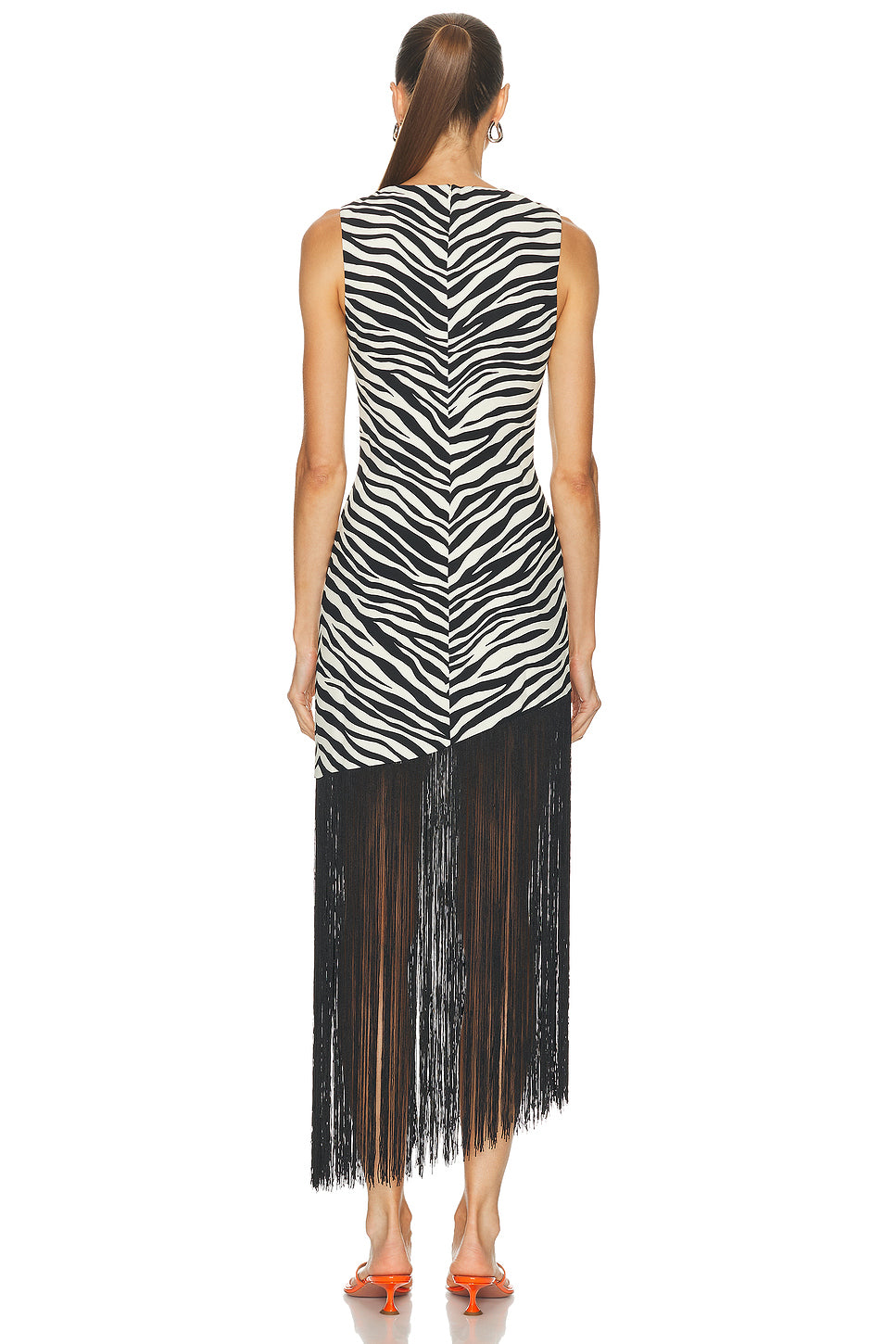 Casablanca Fringe Dress