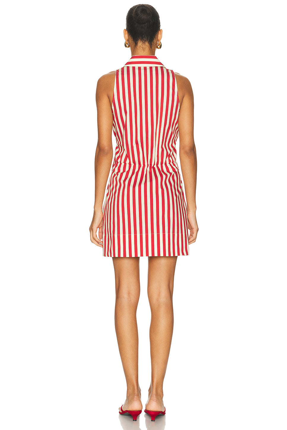 Inna Sleeveless Poplin Mini Dress