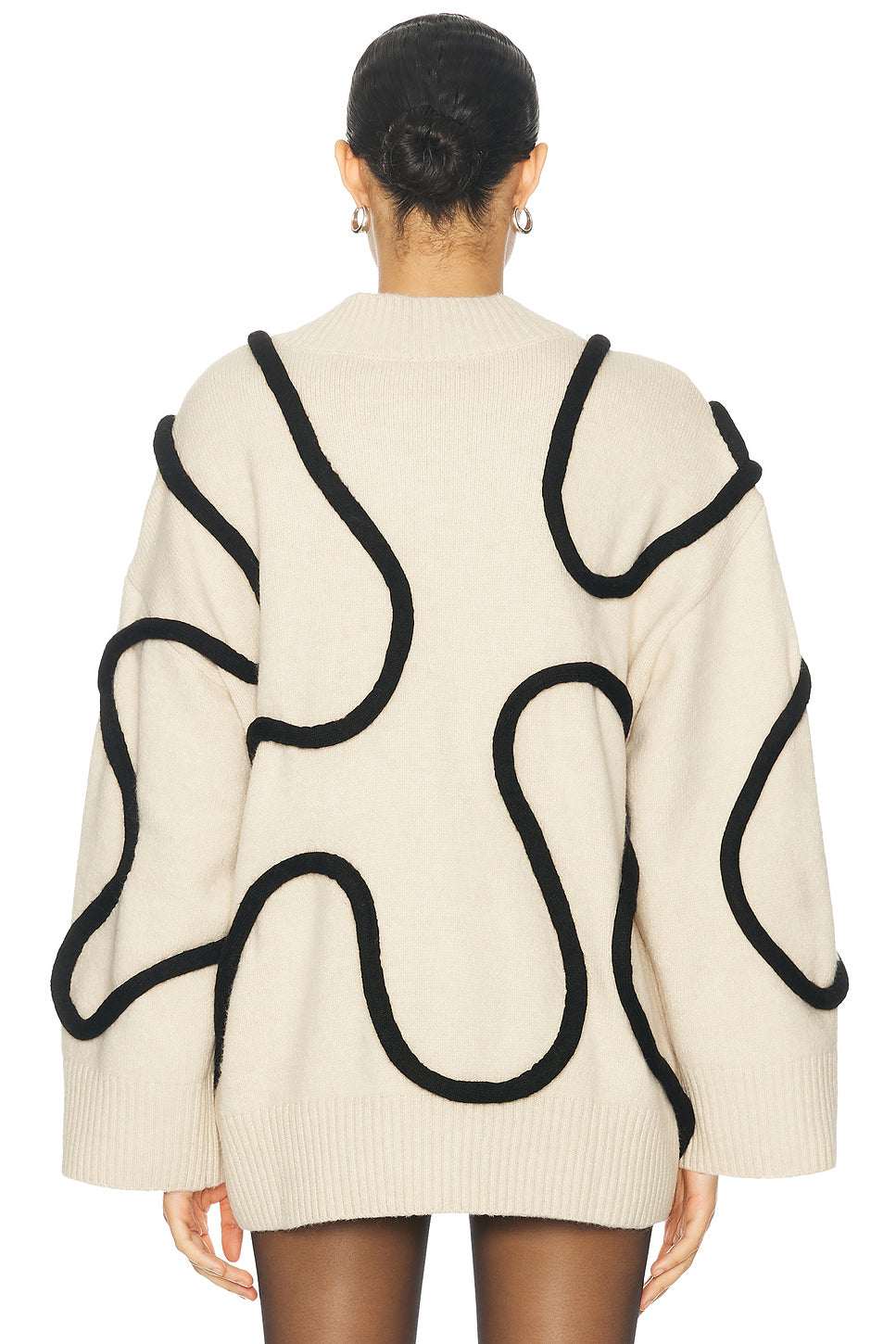 Leith Squiggle Knit Sweater