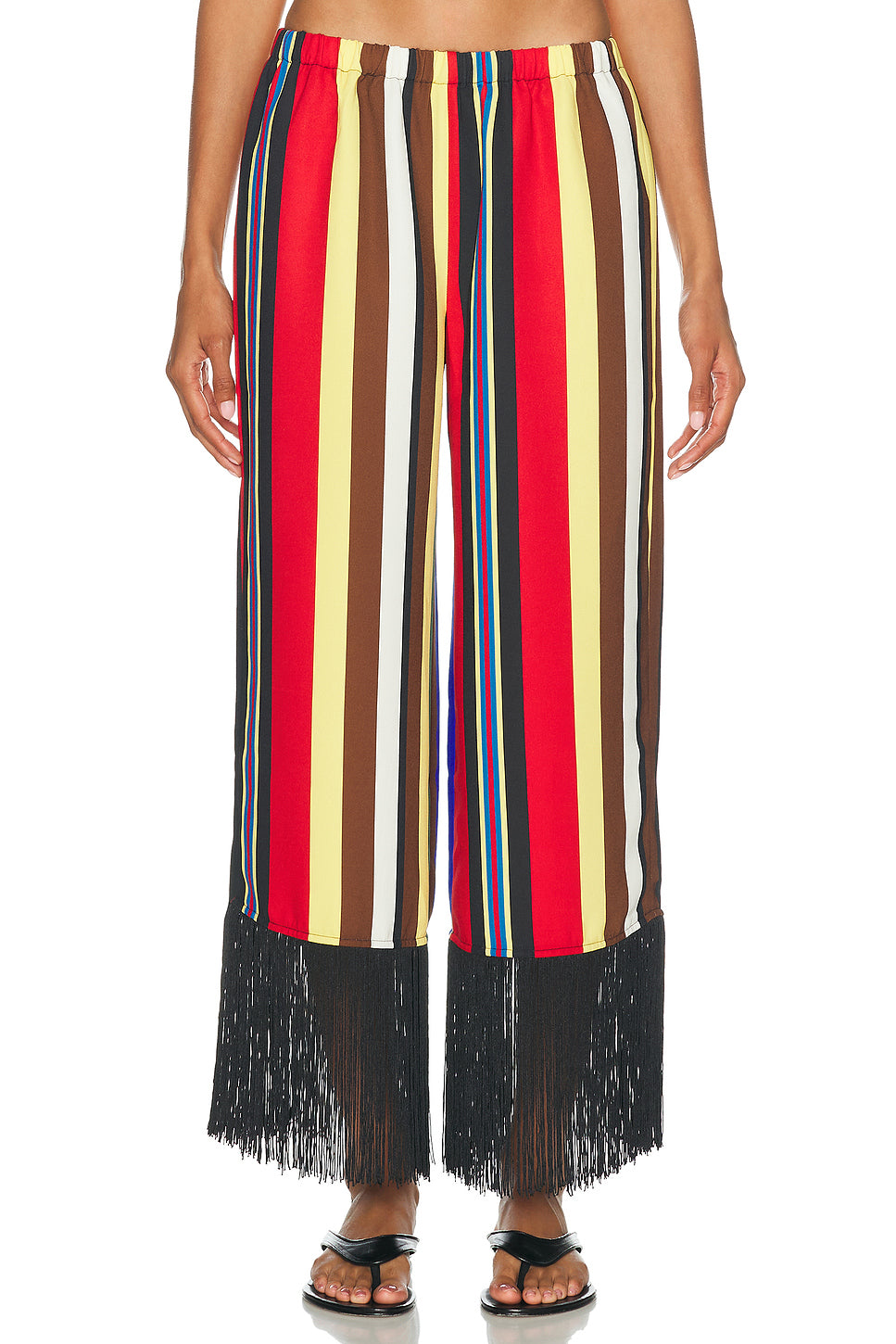 Nella Crepe Fringe Pant