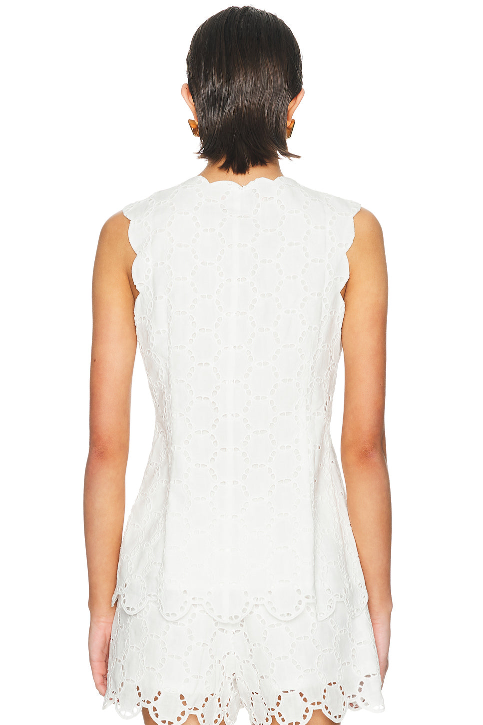 Delilah Eyelet Tie Top