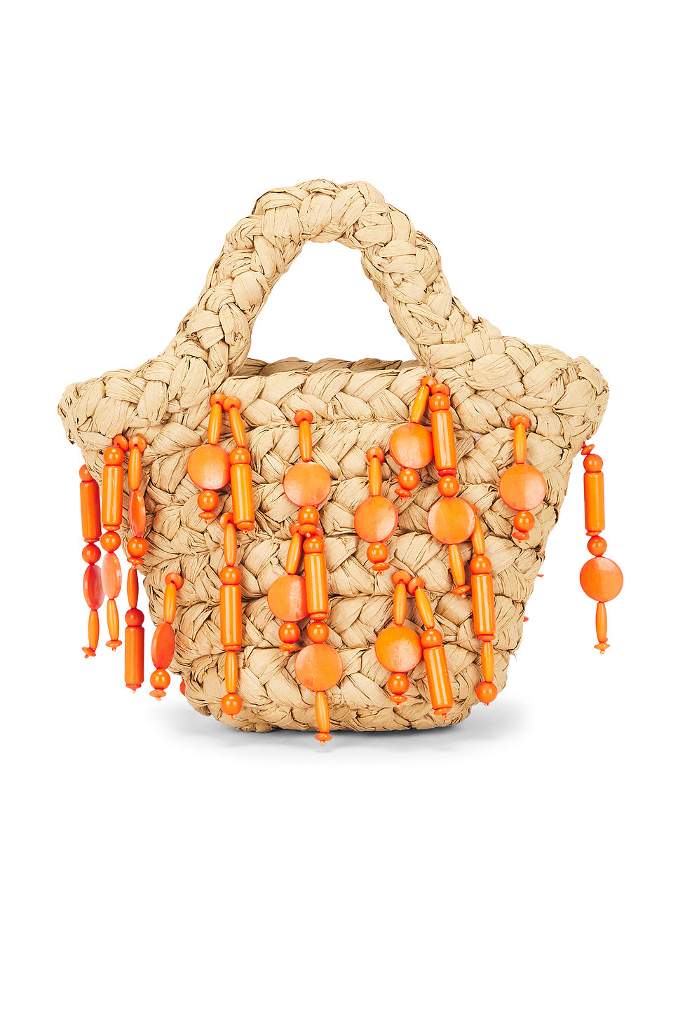 Mini Beaded Mercado Tote Bag