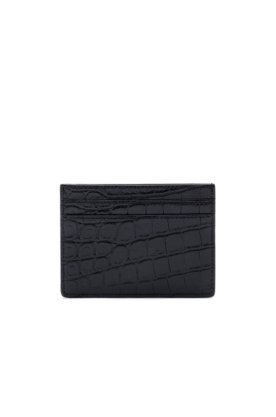 Croc Leather Card Case