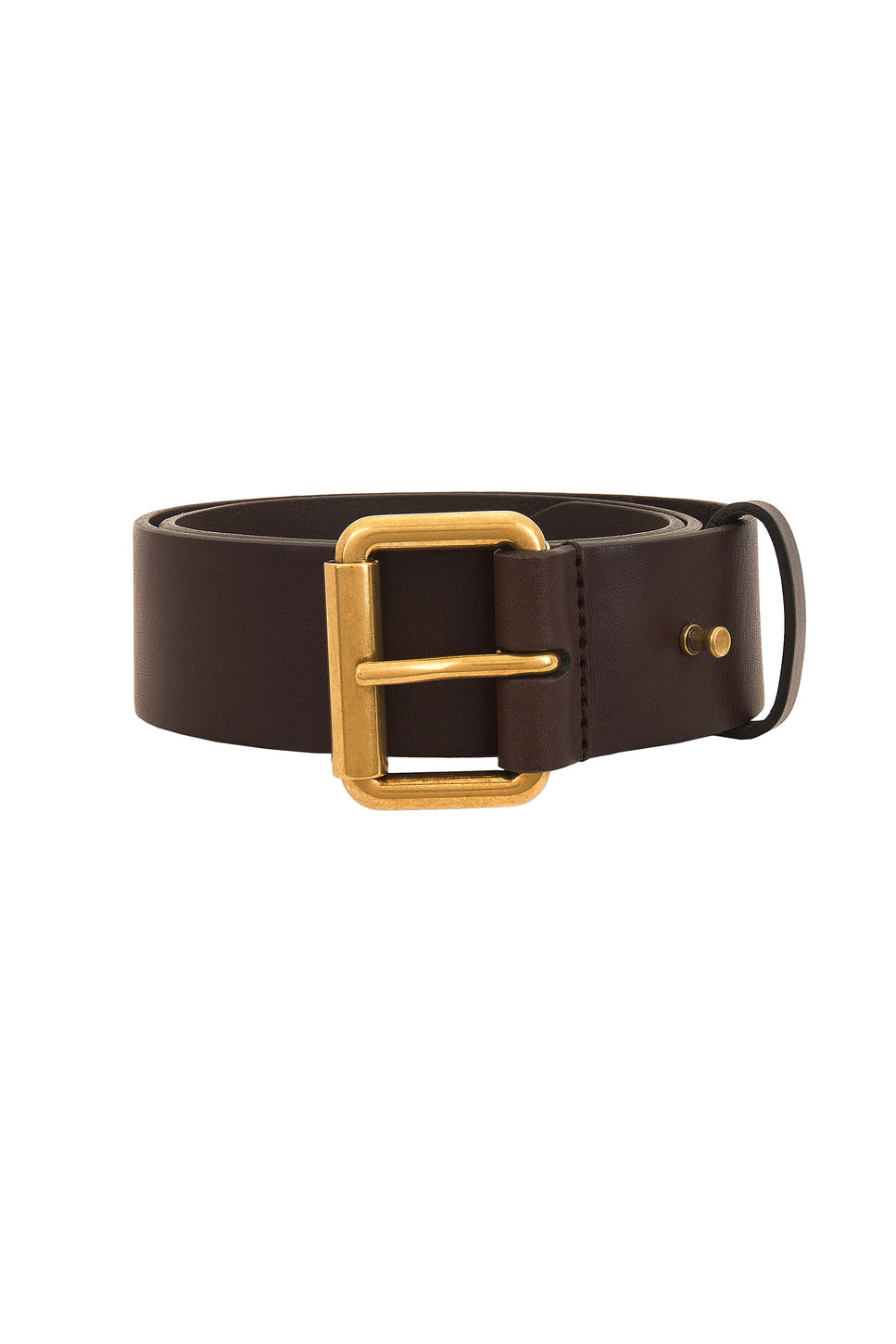 Vegan Leather Square Belt