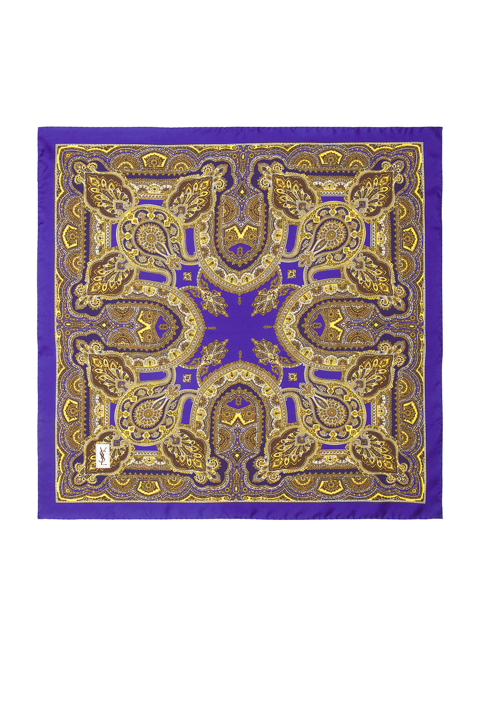 Vintage Paisley Carre Scarf