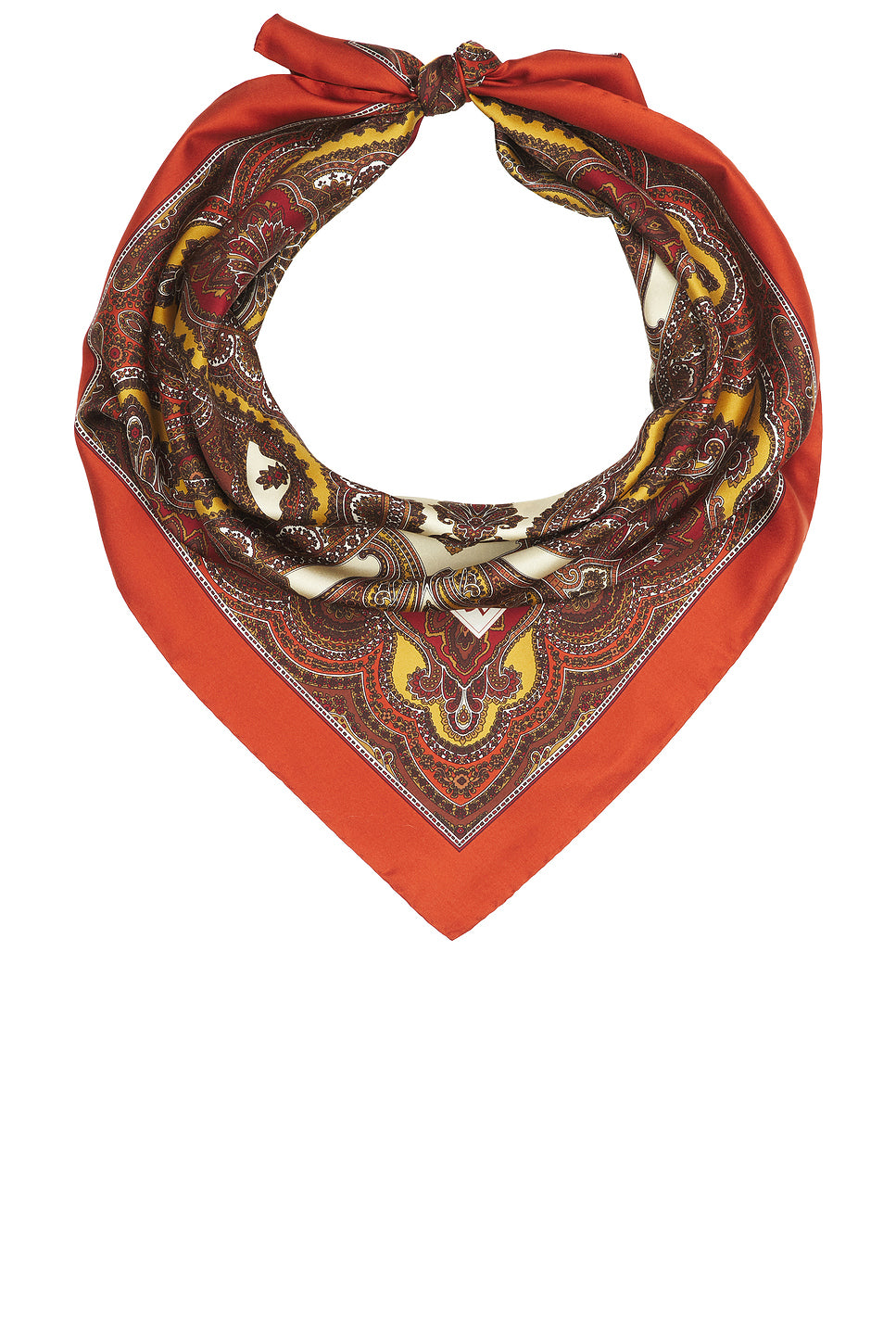 Vintage Paisley Carre Scarf