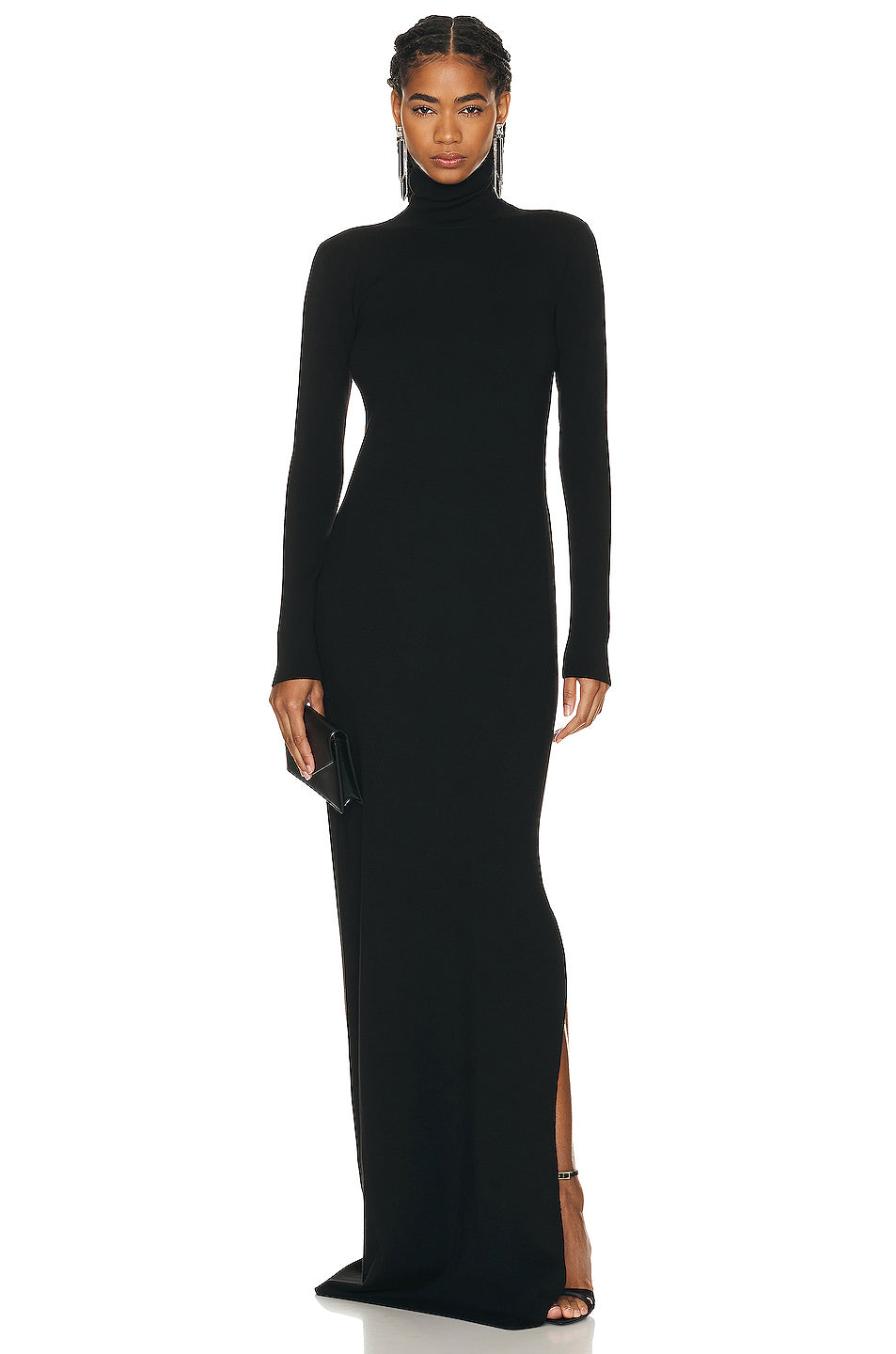 Long Sleeve Turtleneck Gown