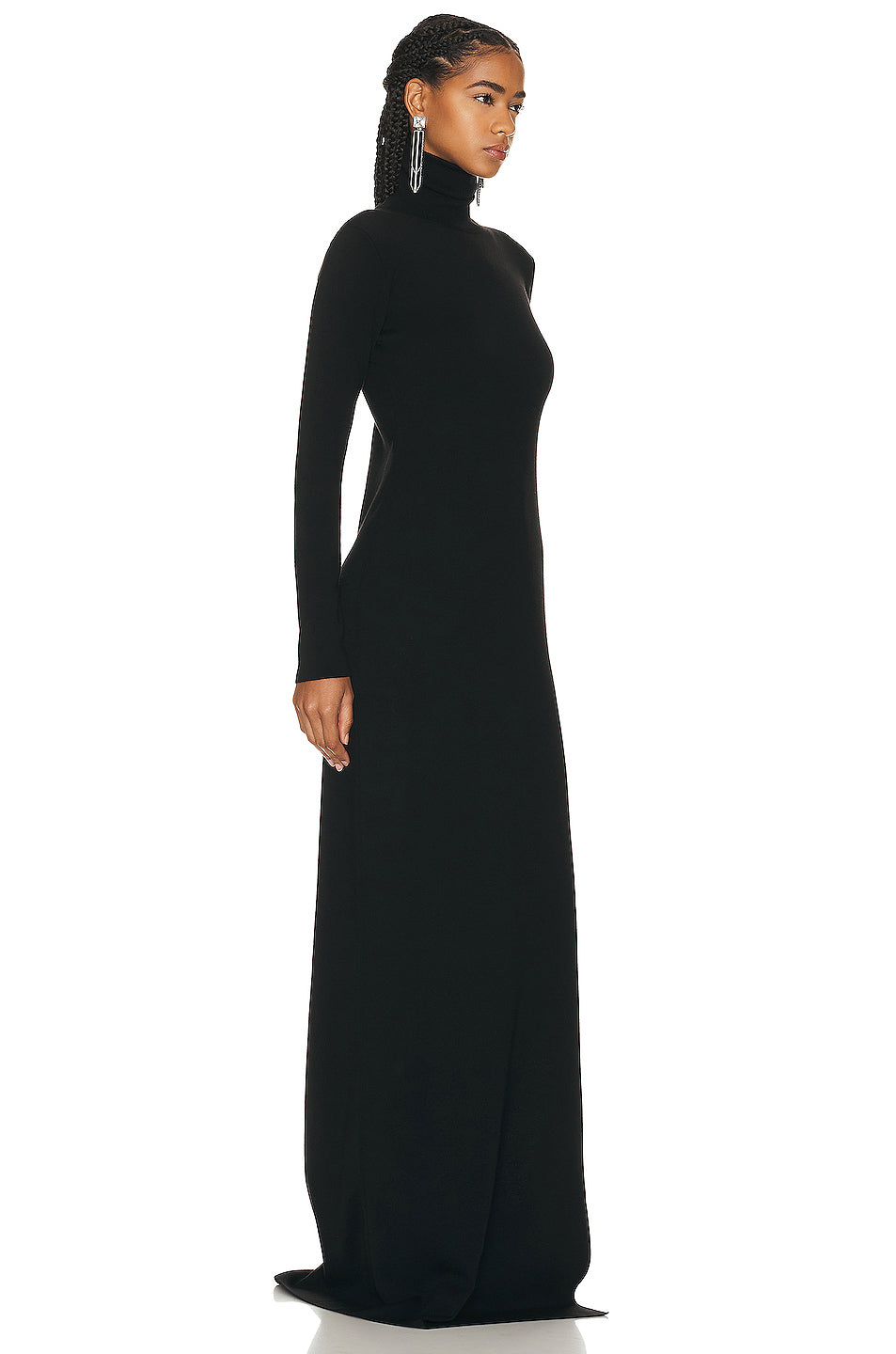 Long Sleeve Turtleneck Gown