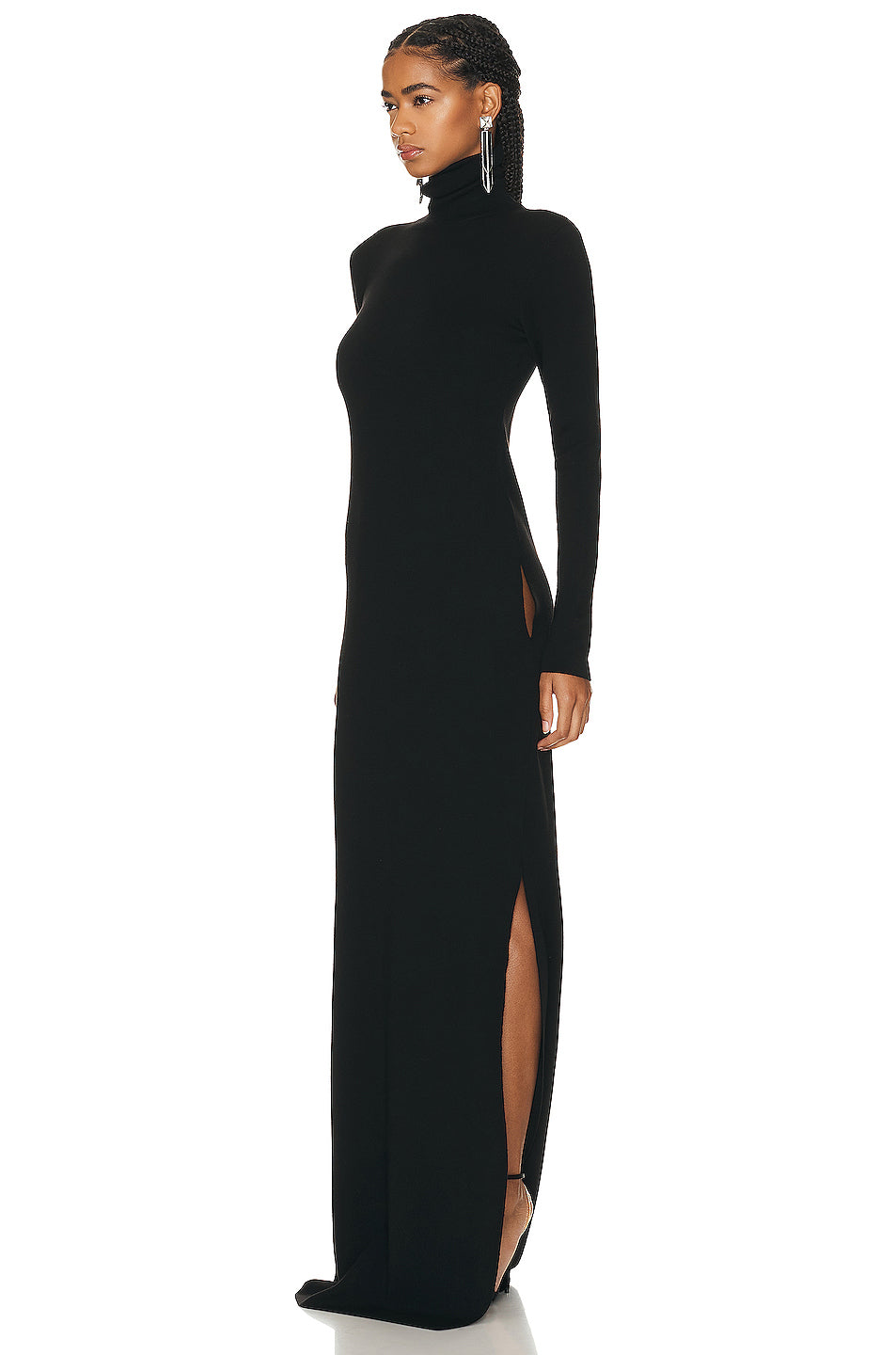 Long Sleeve Turtleneck Gown