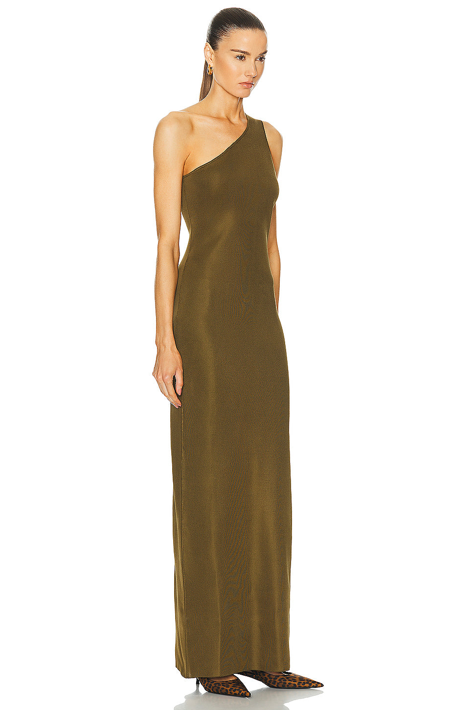 One Shoulder Maxi Dress