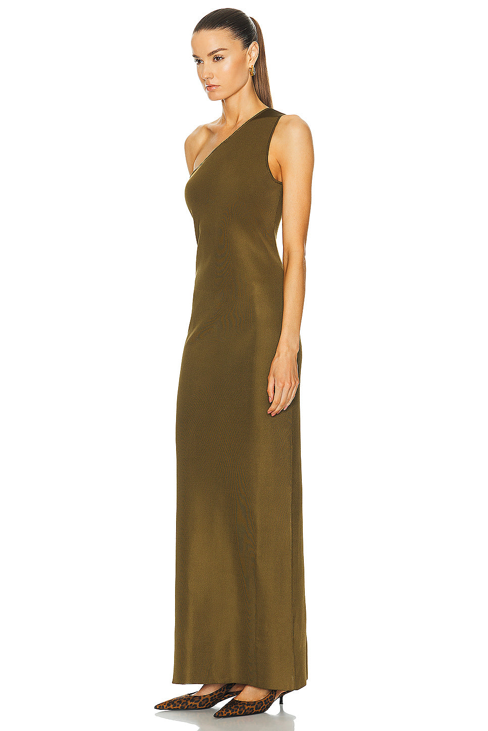 One Shoulder Maxi Dress