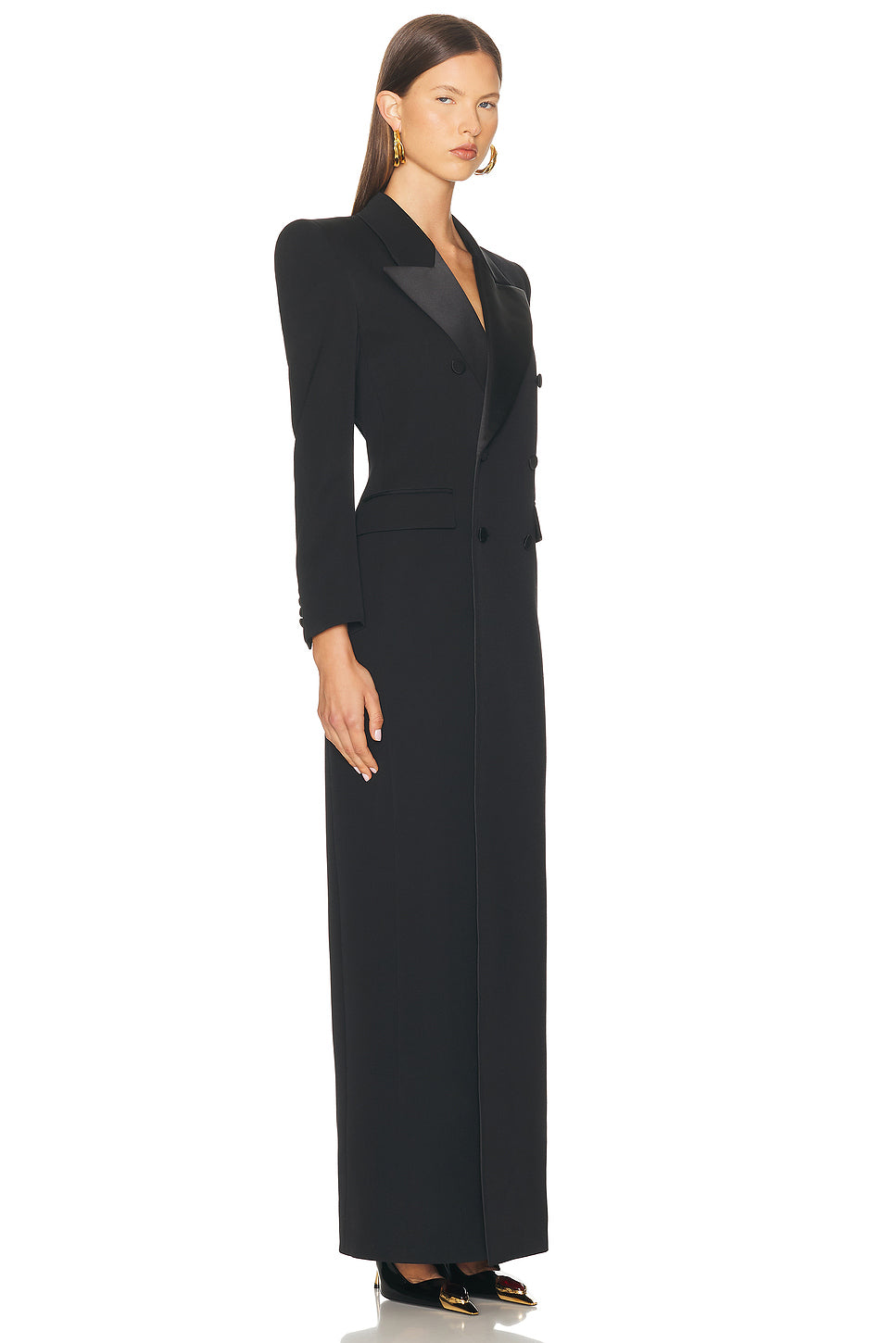 Long Blazer Dress