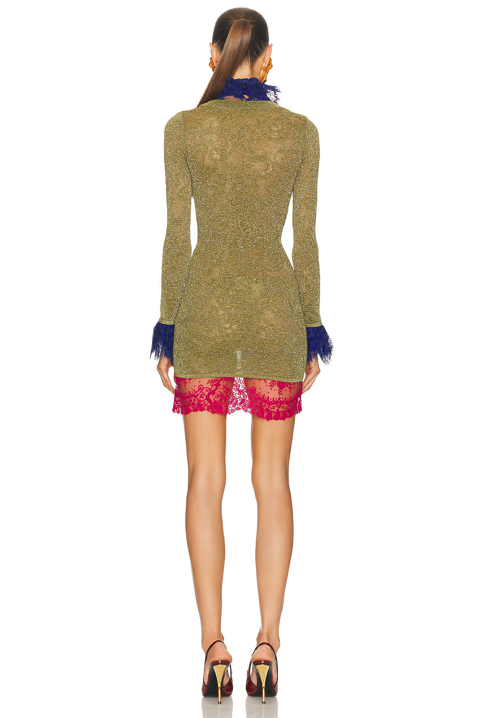 High Neck Mini Dress