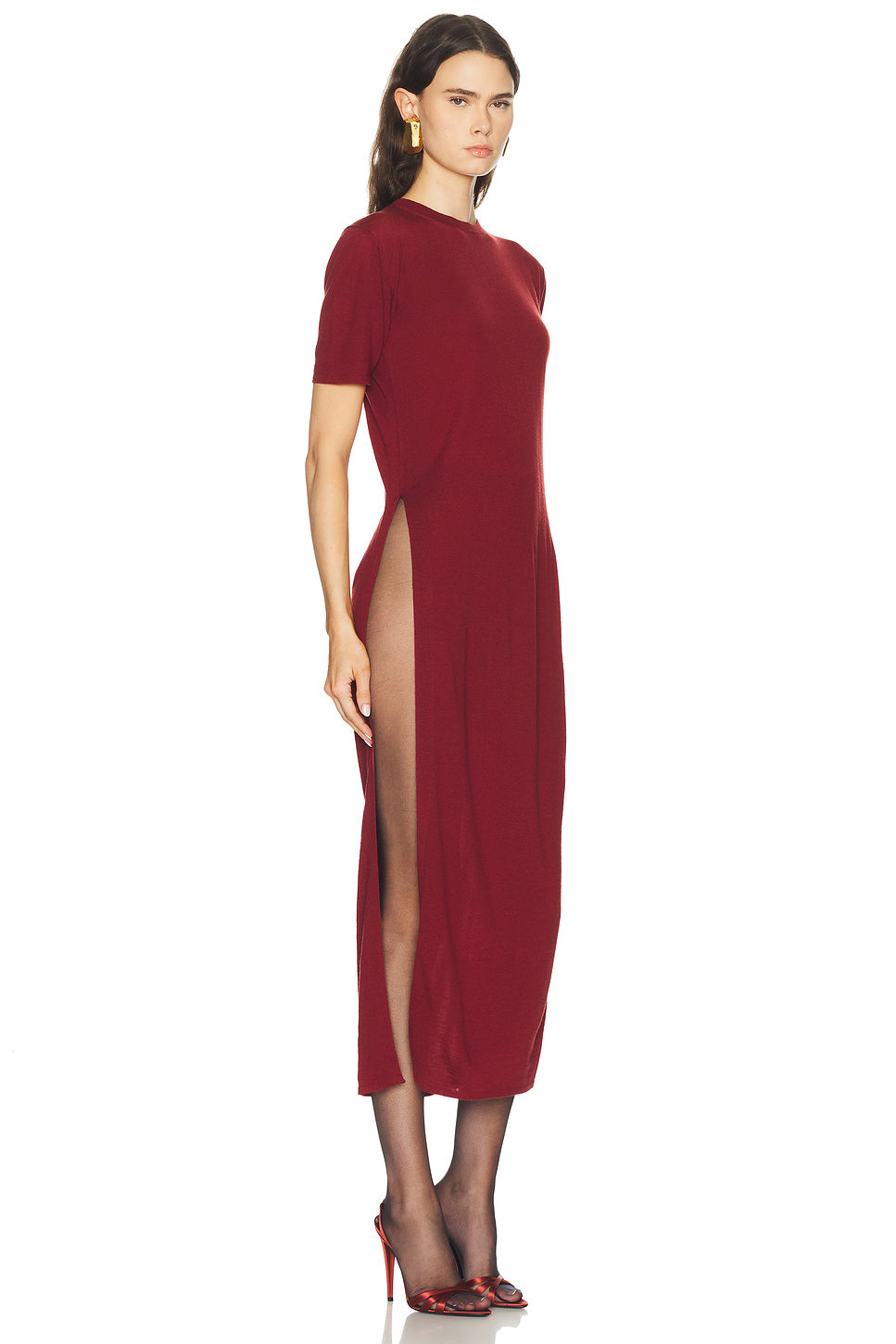 Short Sleeve Maxi Dress