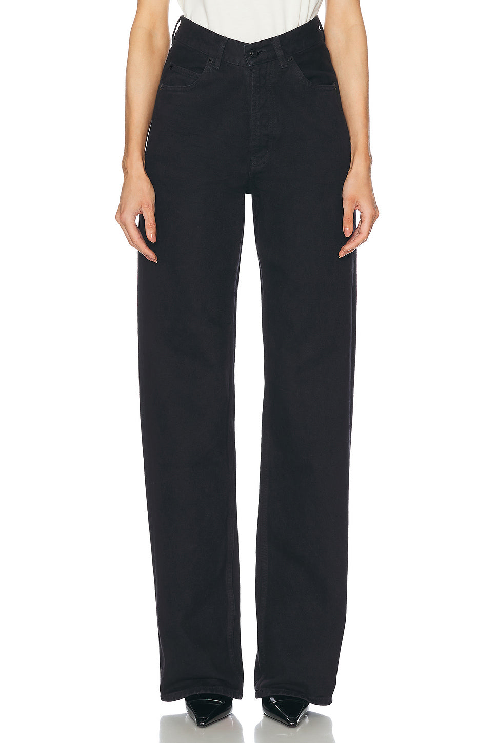 High Waisted Wide Leg Jeans