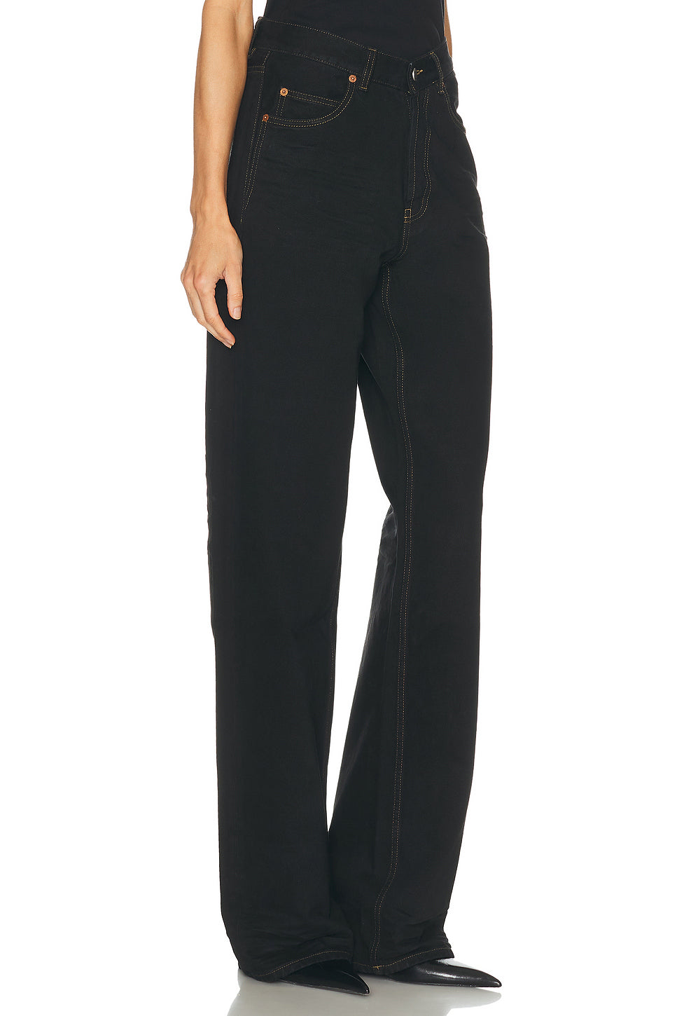 V Waist Wide Leg