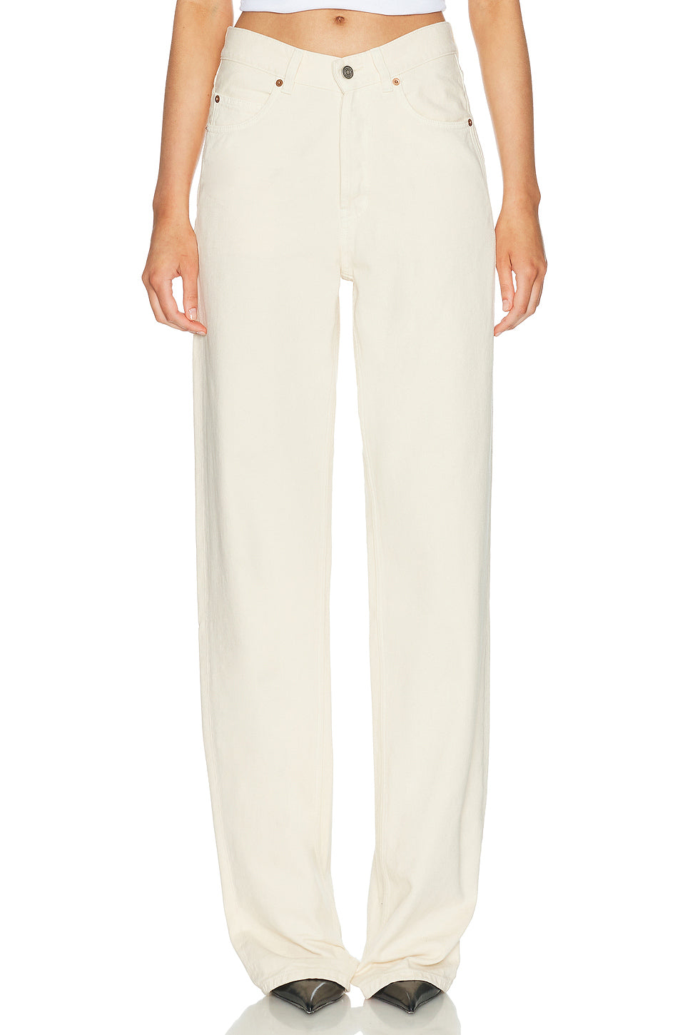V Waist Wide Leg