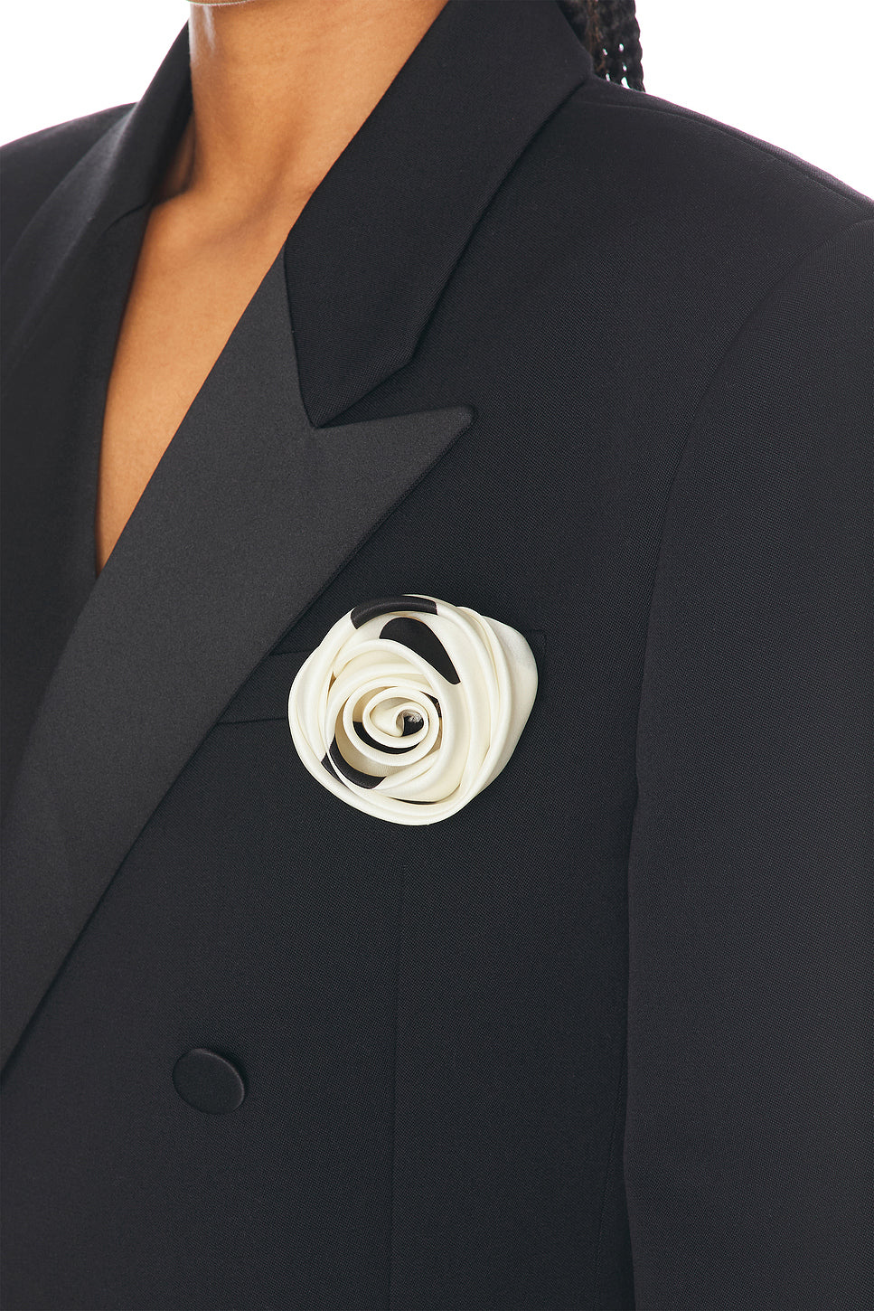 Rolled Rose Brooch