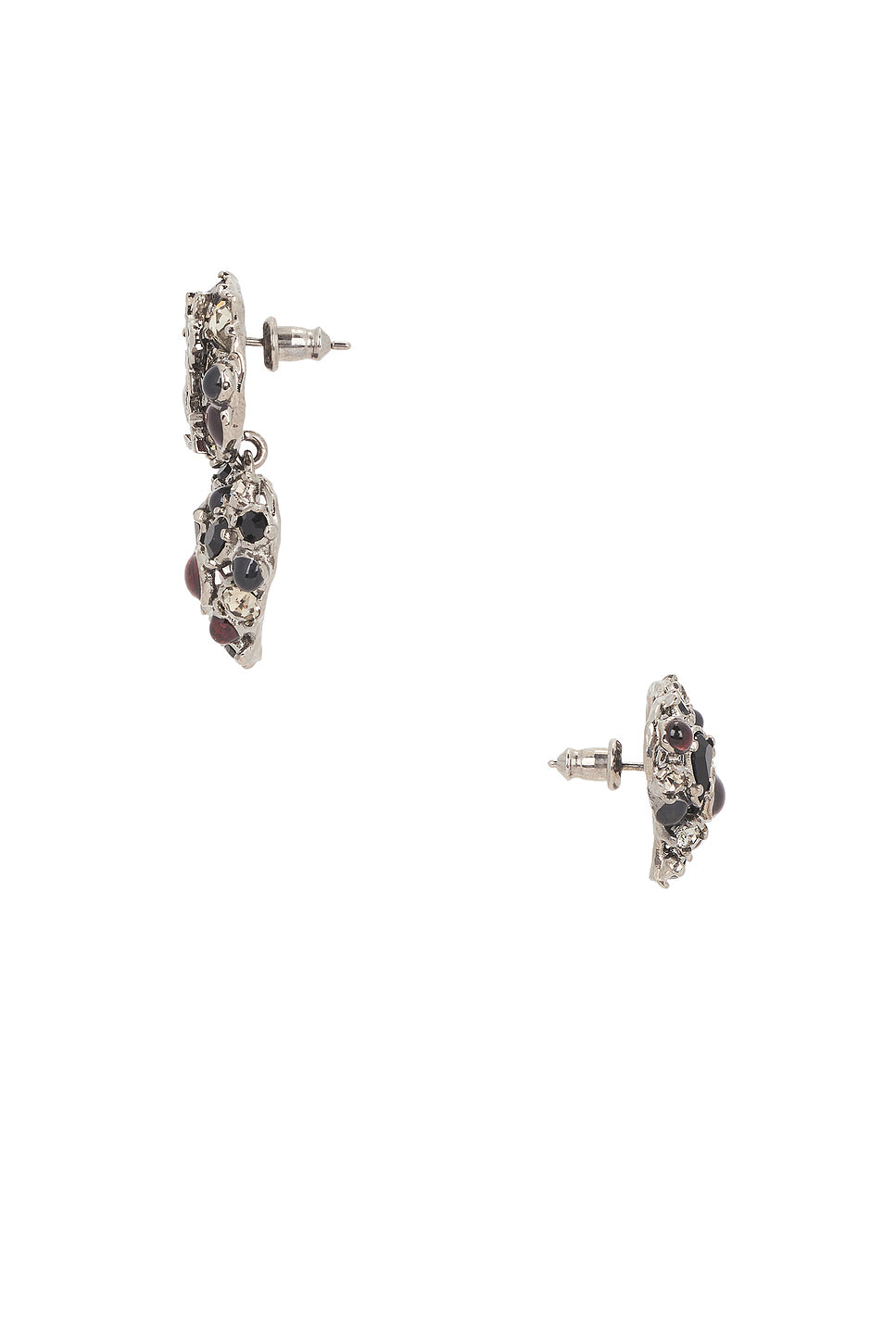 YSL Asymmetric Fetiche Earrings in
