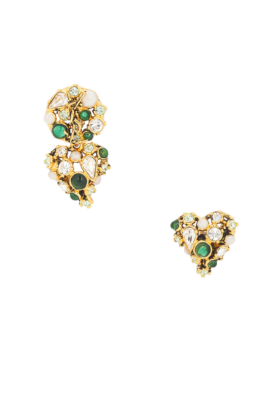 YSL Asymmetric Fetiche Earrings