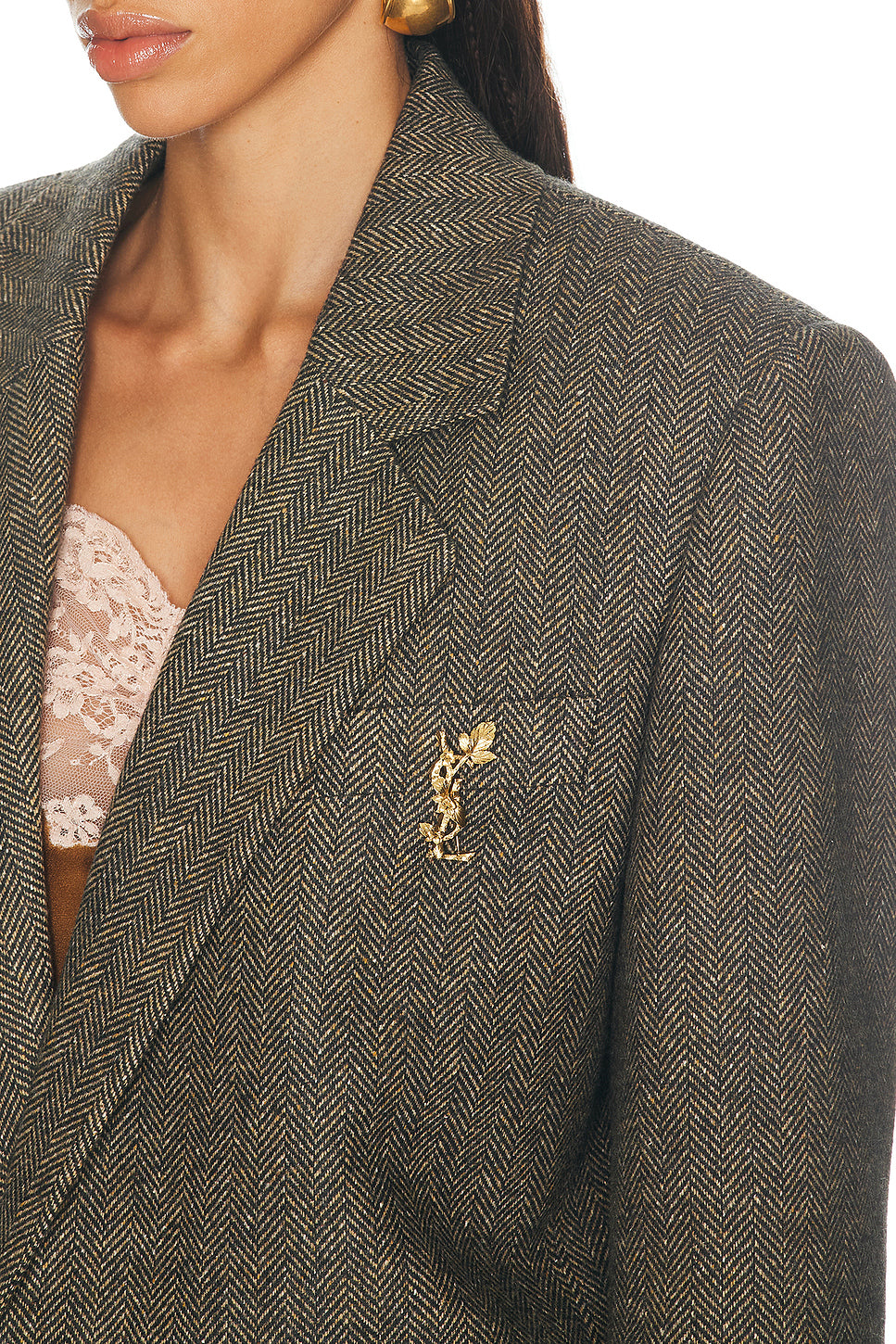 YSL Hydrangea Brooch