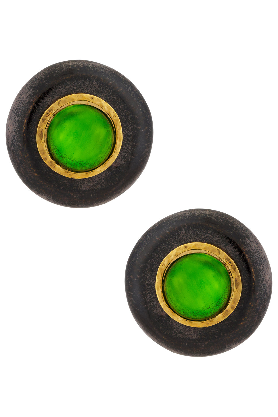 Disc & Cabochons Earrings
