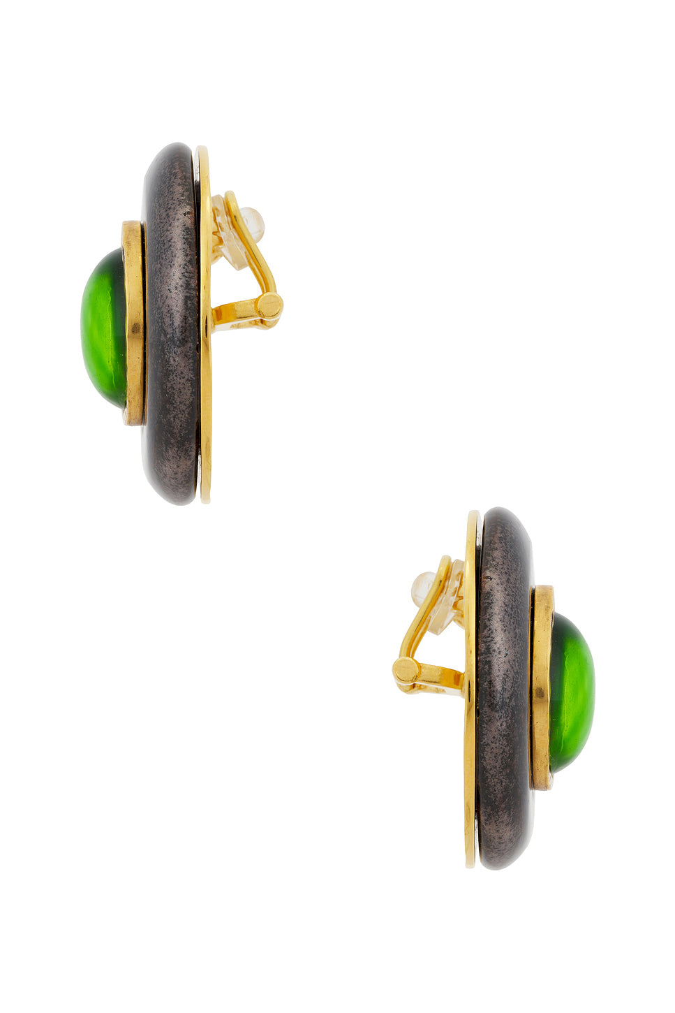 Disc & Cabochons Earrings