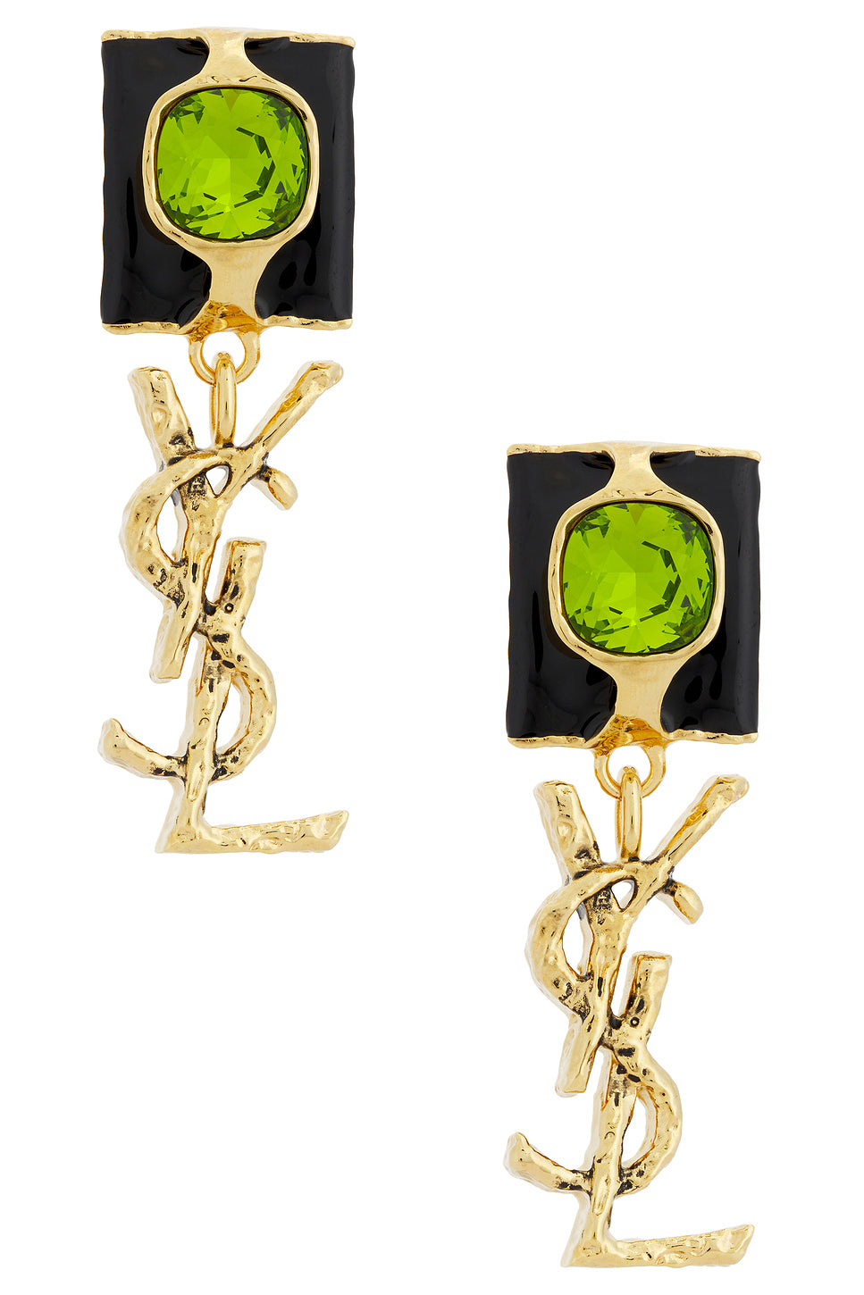 YSL Pendant Squared Earrings