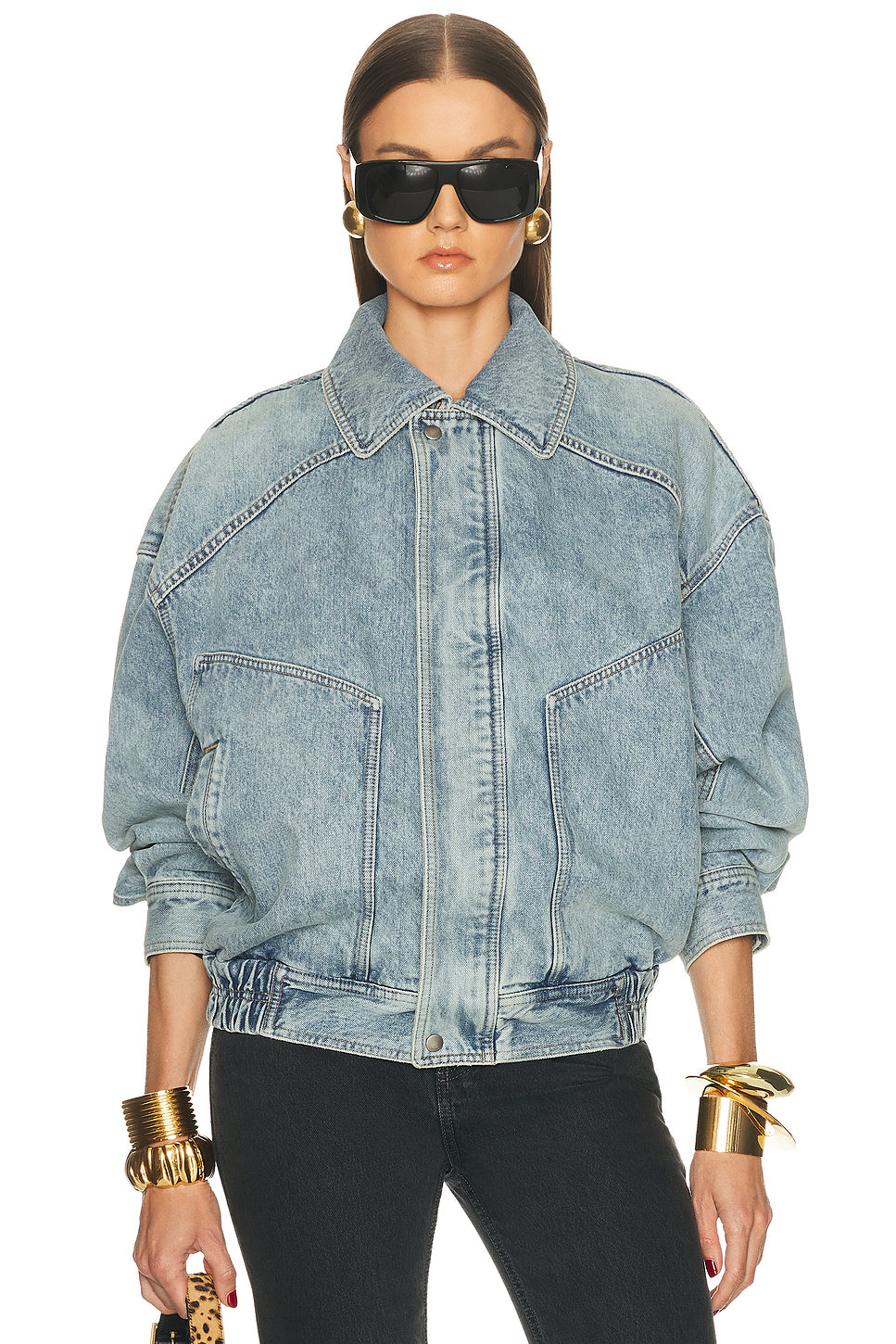 Denim Bomber Jacket