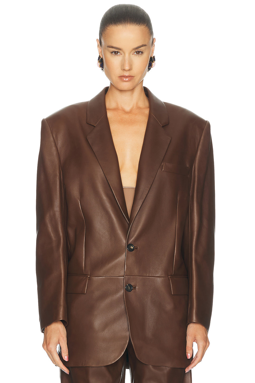 Leather Blazer