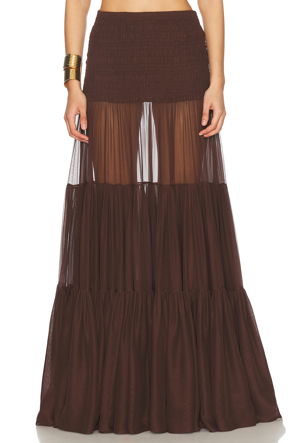 Sheer Maxi Skirt