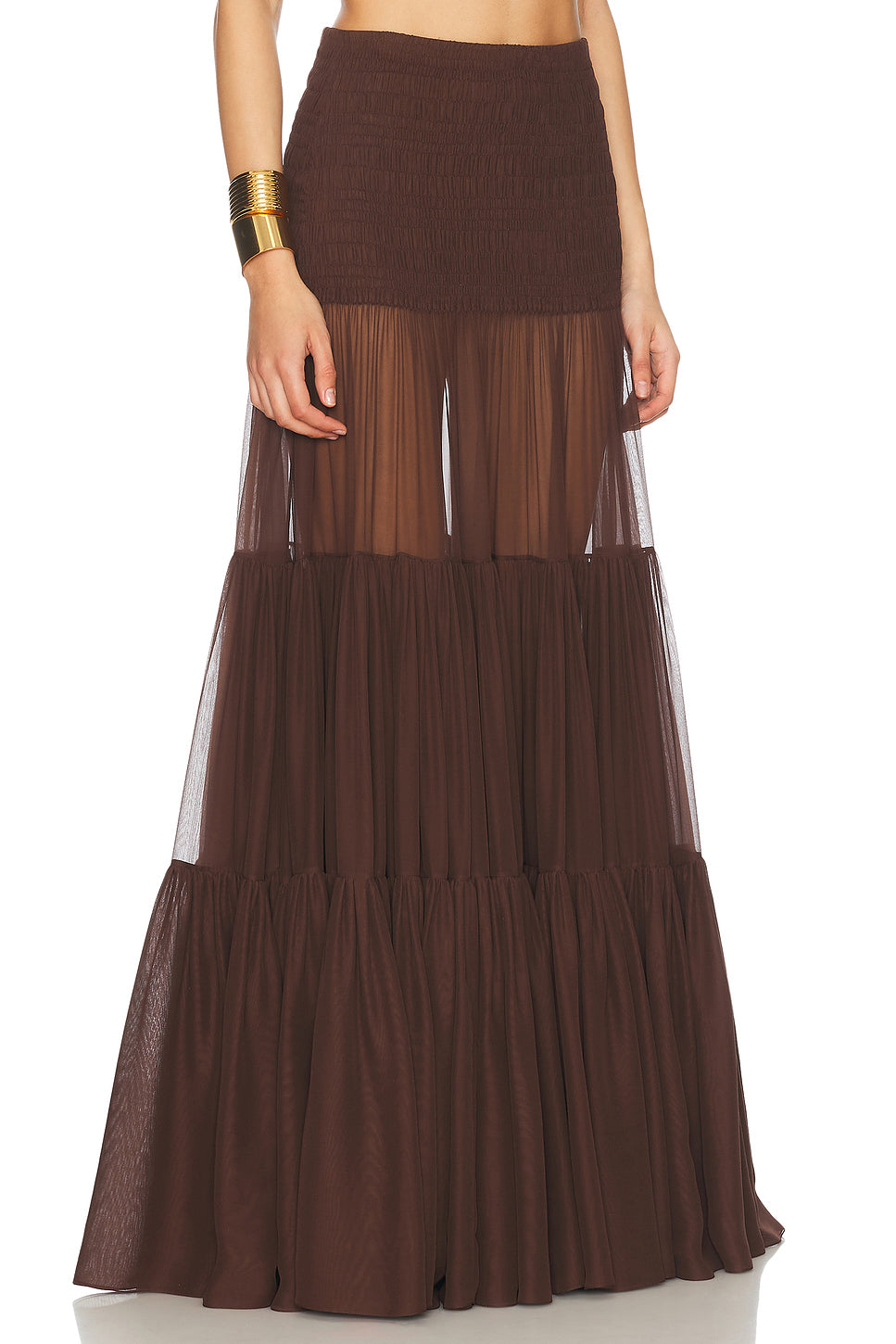 Sheer Maxi Skirt