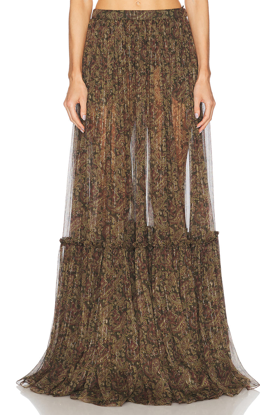 Tiered Maxi Skirt