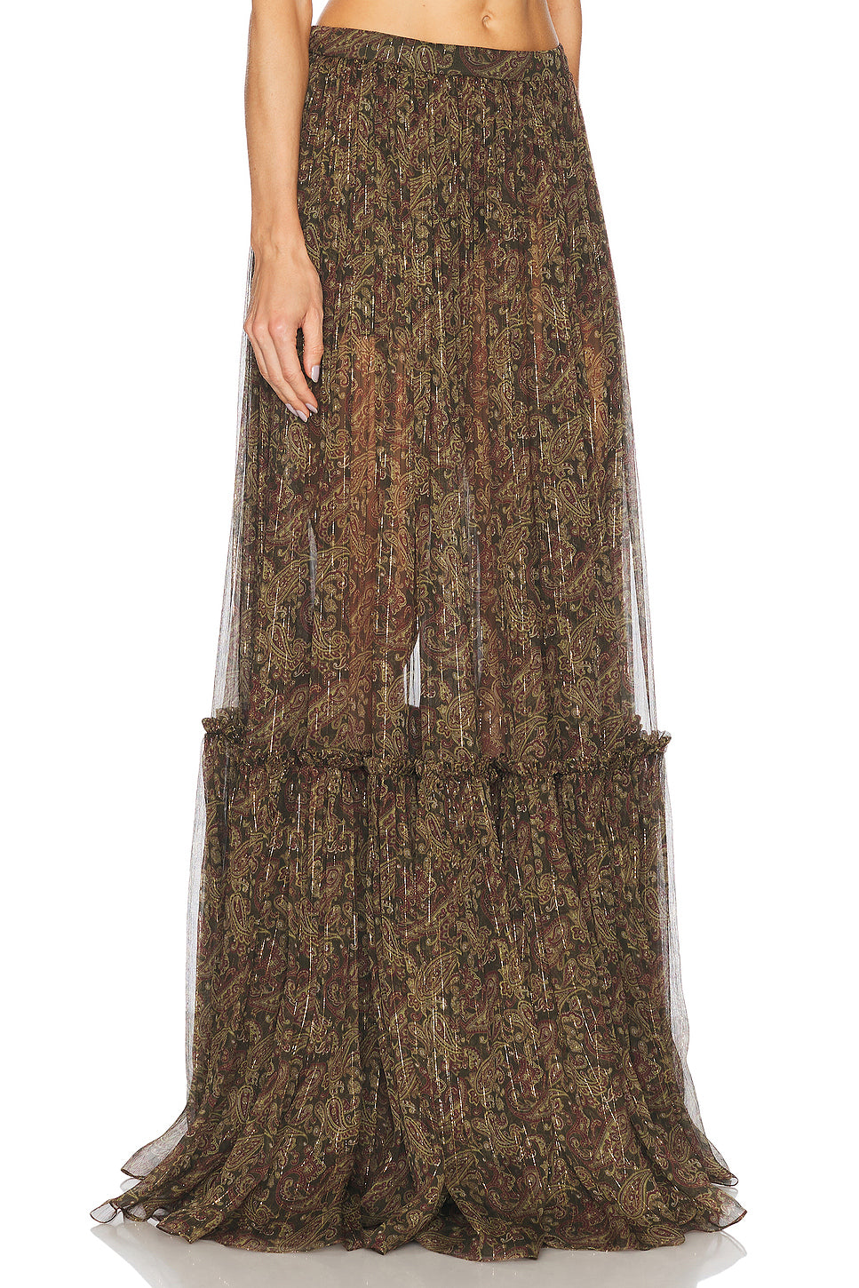 Tiered Maxi Skirt