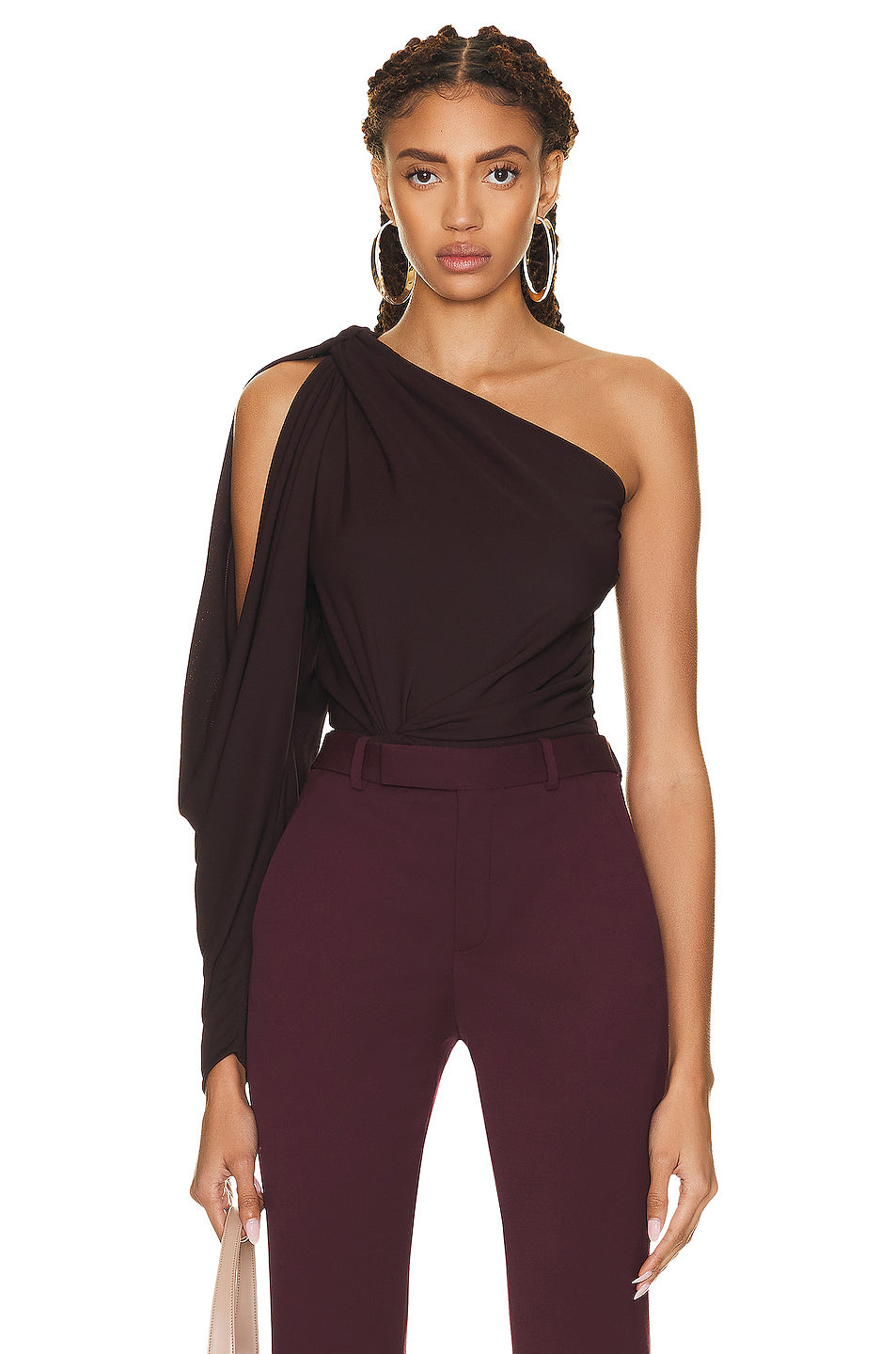 Jersey One Shoulder Bodysuit