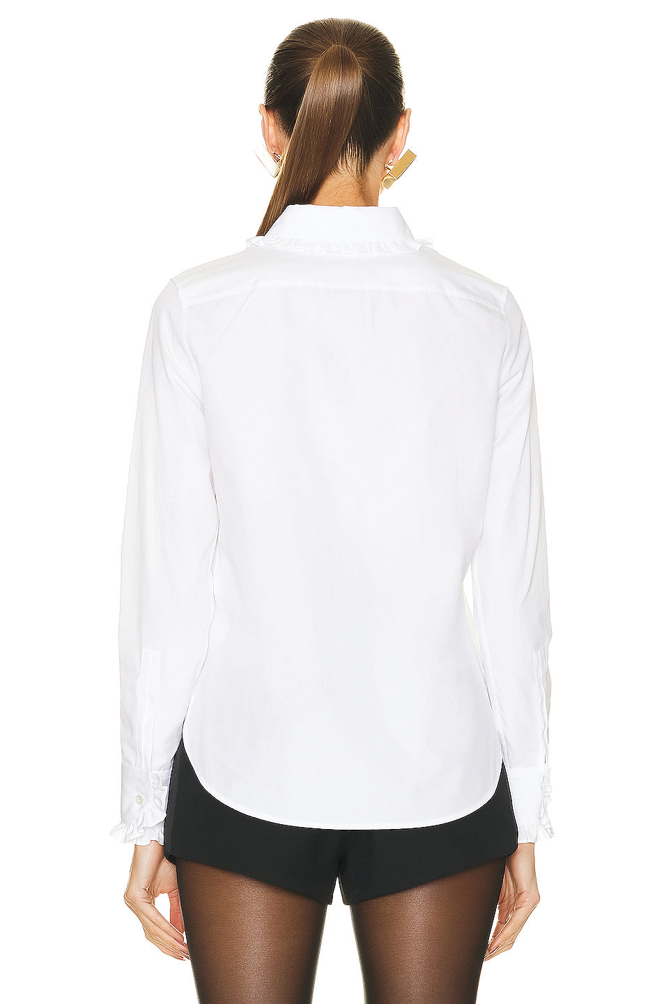 Ruffle Long Sleeve Shirt