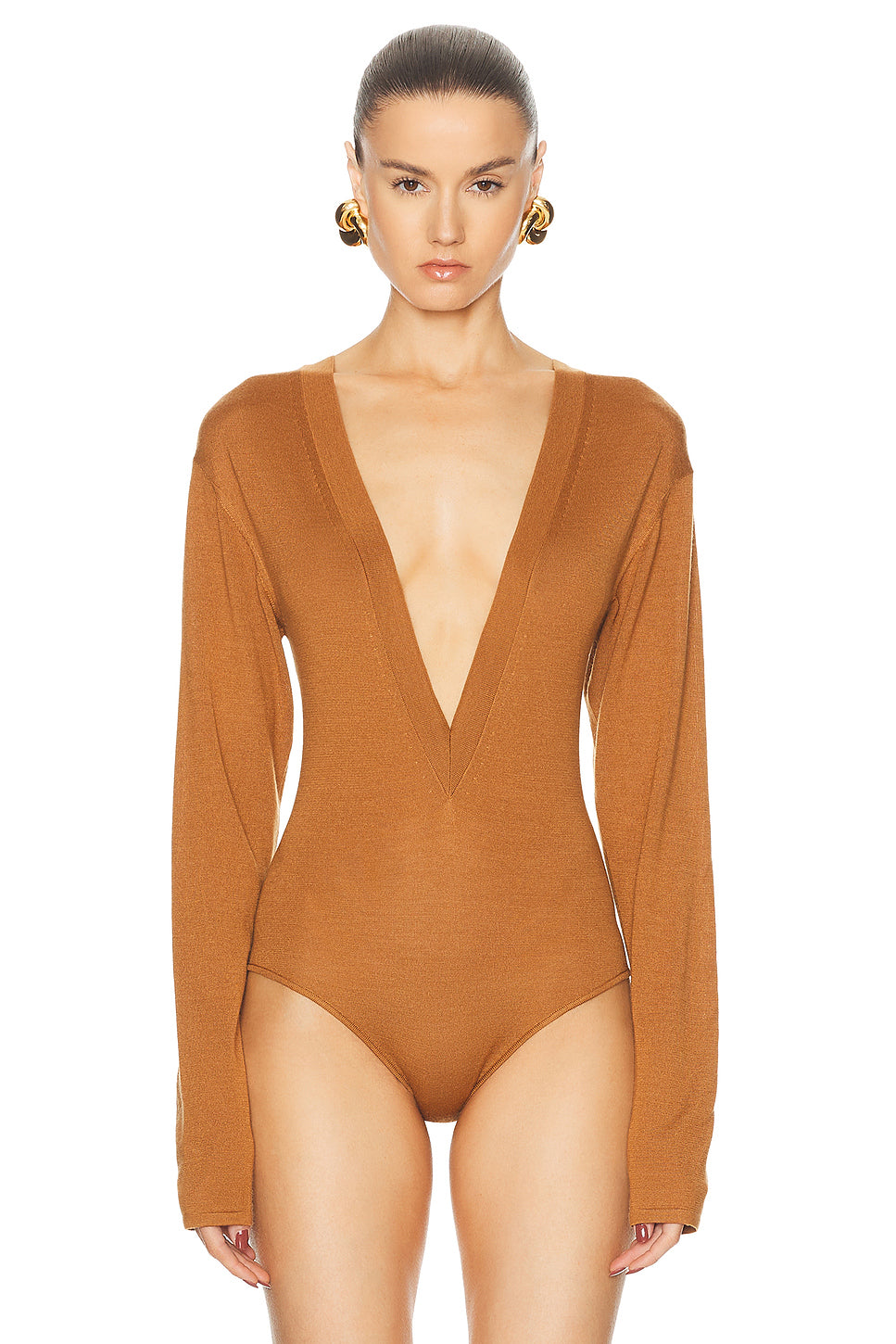 V-neck Bodysuit